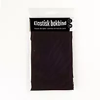 Bokbind elastisk sort