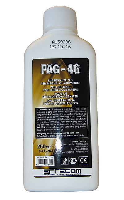 Premium PAG olje viskositet 46 - 250ml
