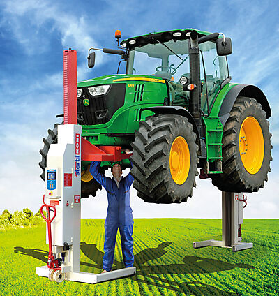 Løft av traktor med flerbruksadaptere agri (tilbehør)