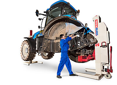 Løft av traktor med flerbruksadaptere agri (tilbehør)