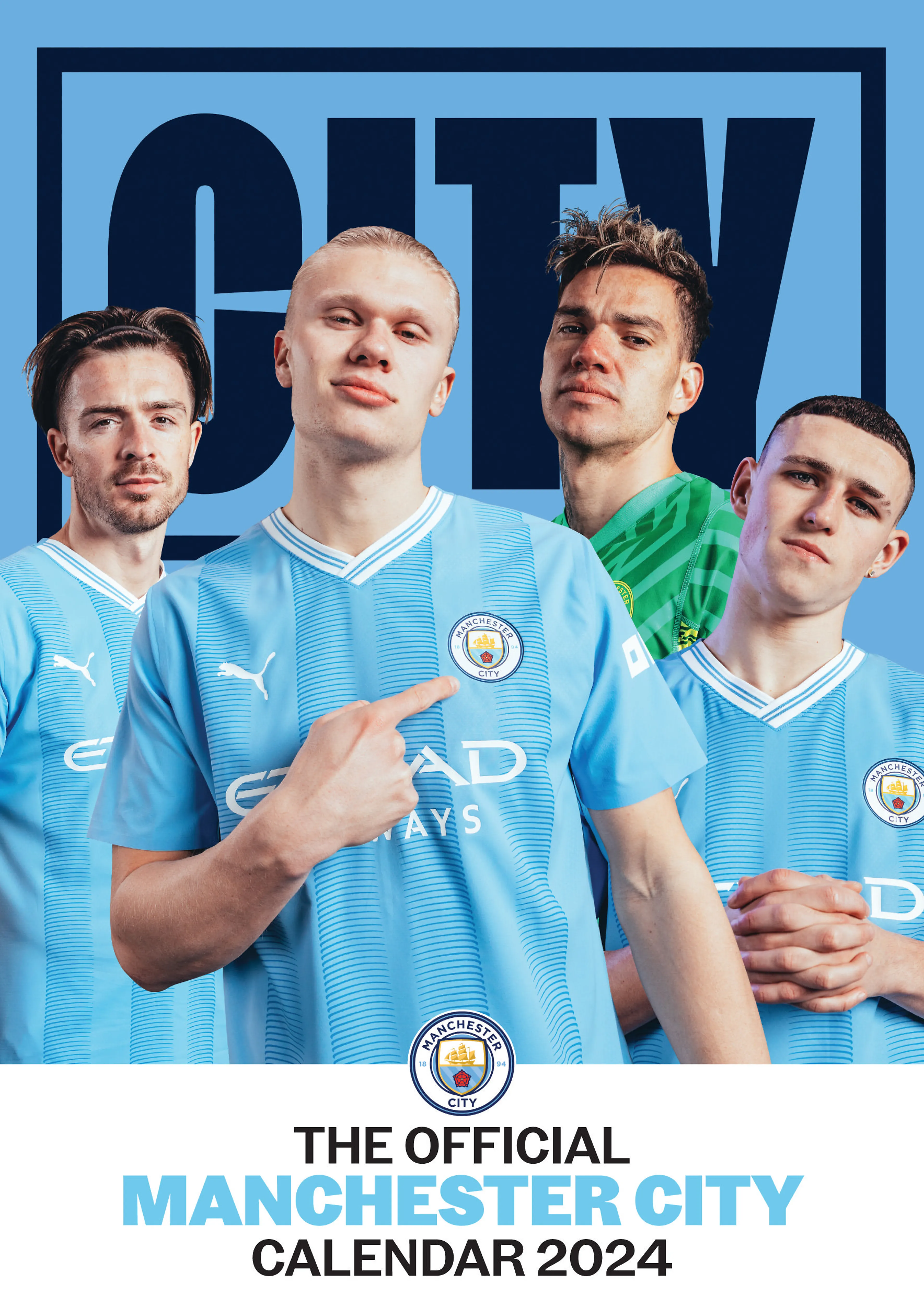 MANCHESTER CITY FC 2024 A3 KALENDER