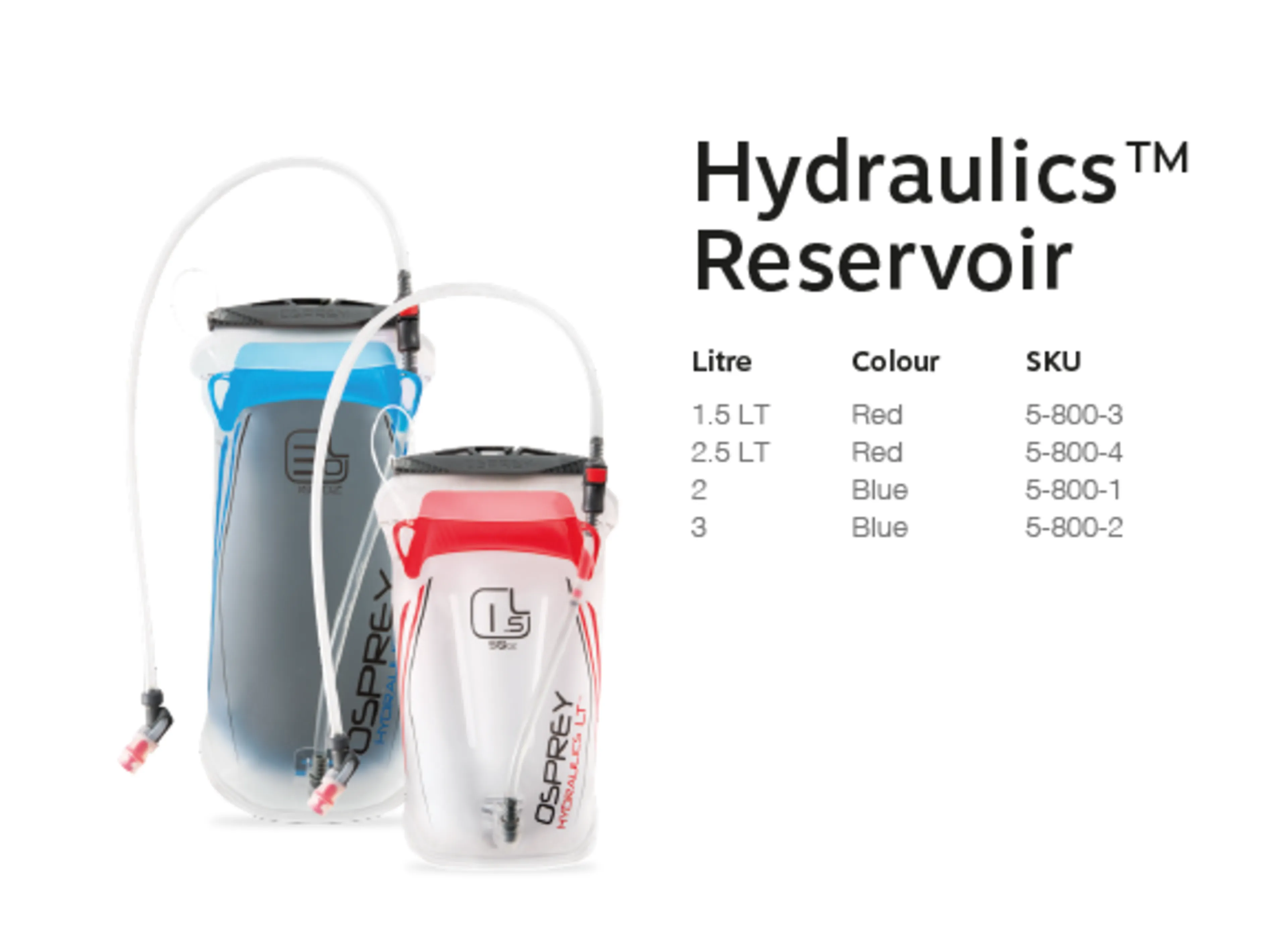 Hydraulics 3L Reservoir Blue