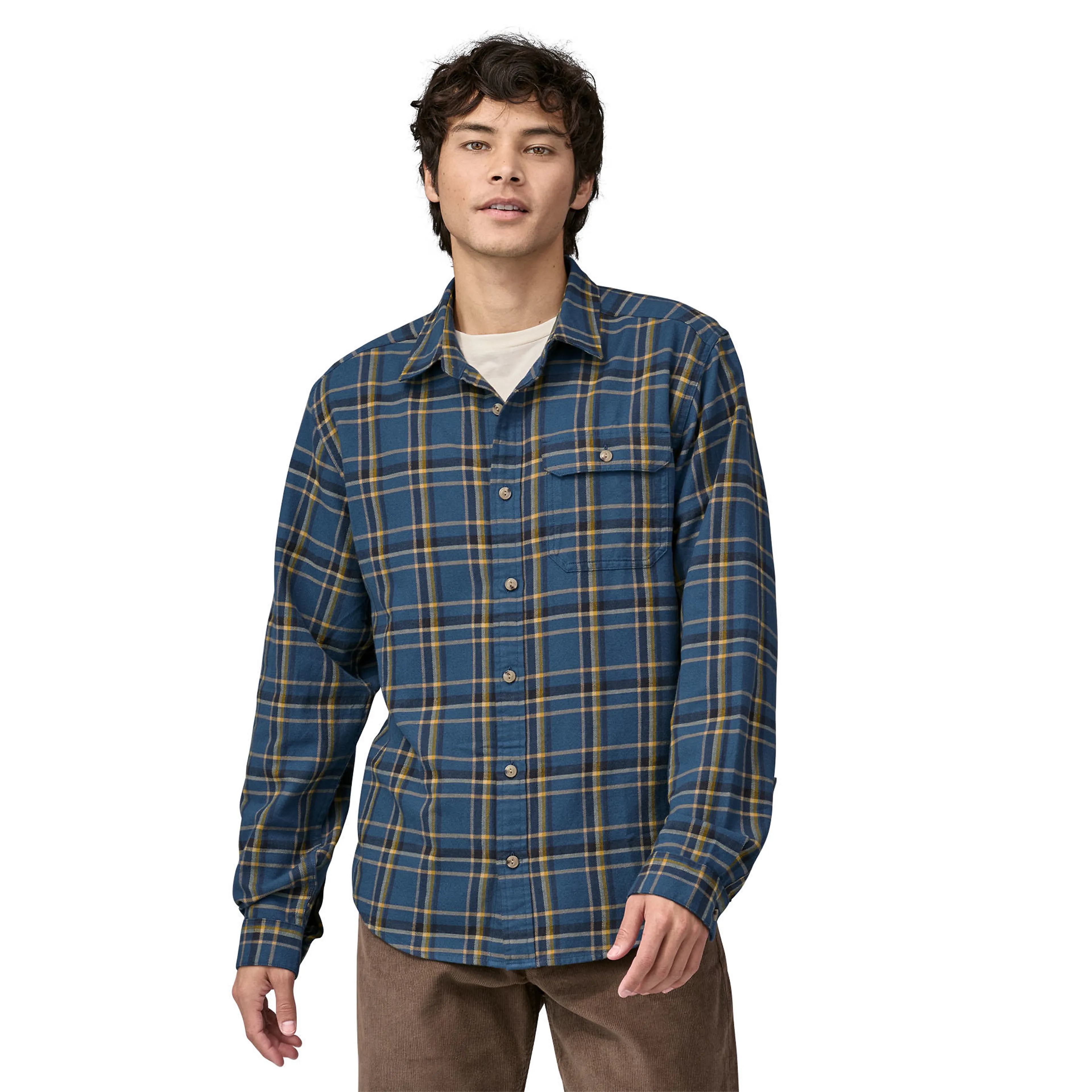 M's L/S Cotton in Conversion LW Fjord Flannel Shirt