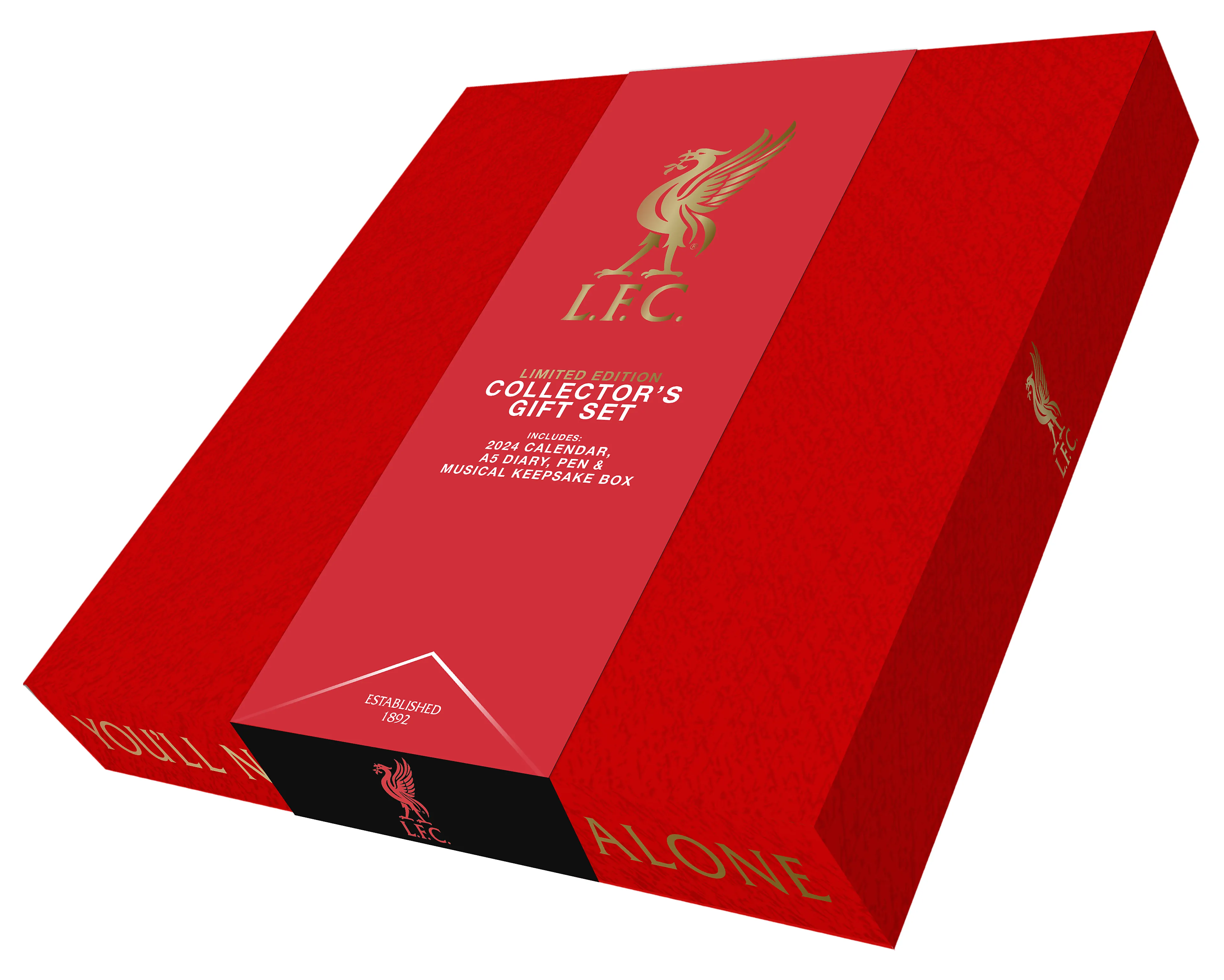 LIVERPOOL FC 2024 KALENDER & DAGBOK, MUSIKK GIFT BOKS