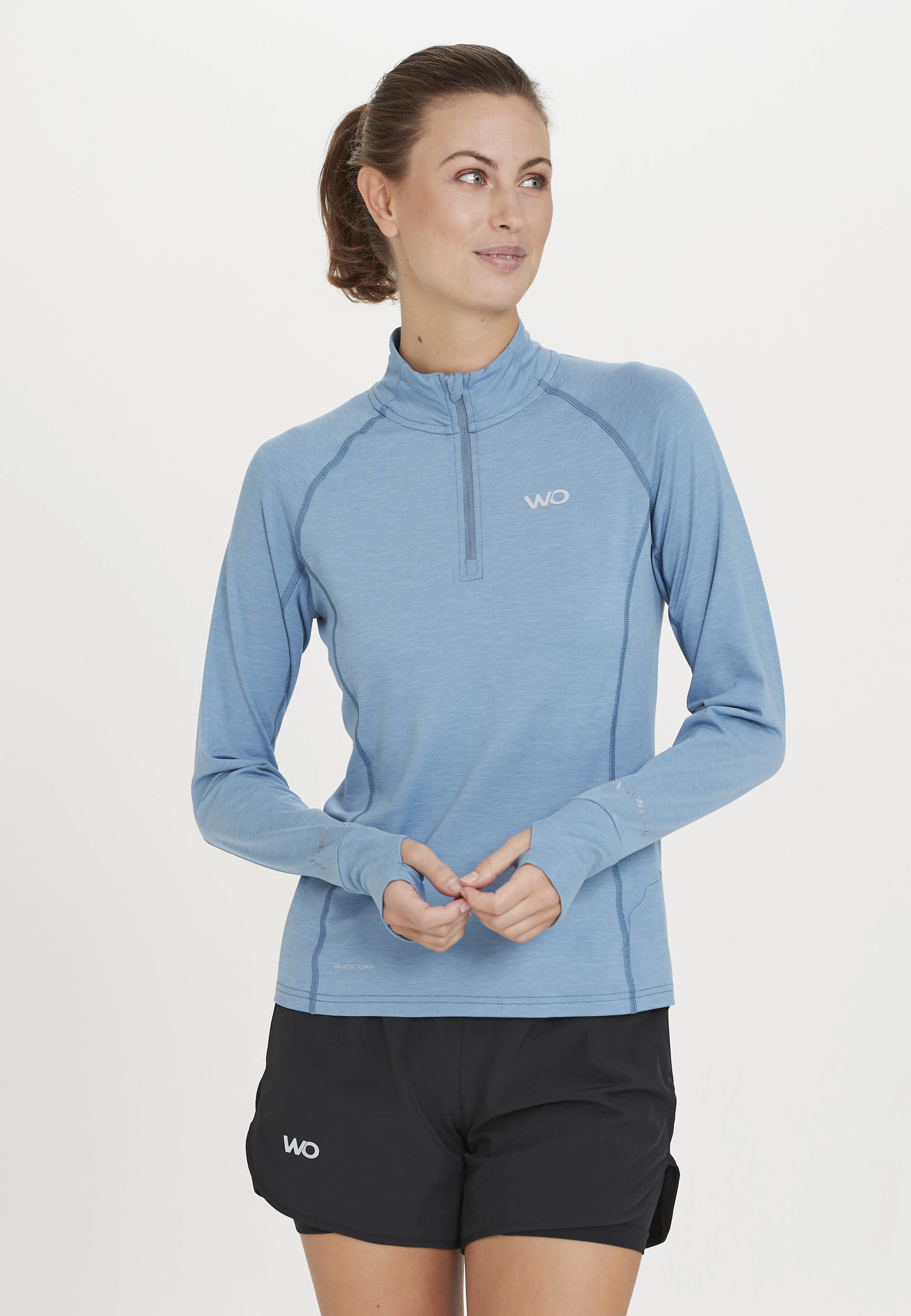 Wolling Melange Performance Midlayer Dame