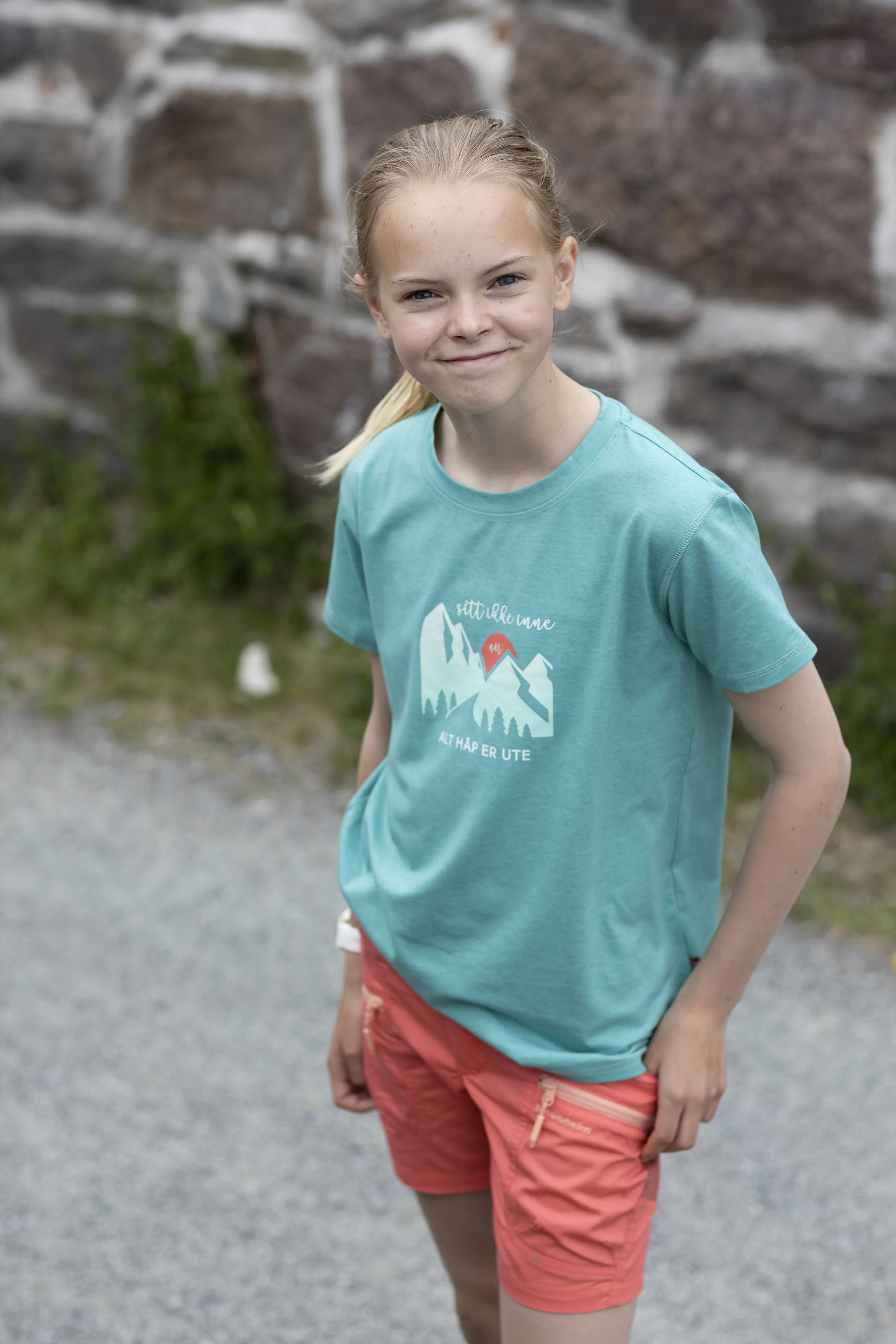 Varde T-shirt m print jr