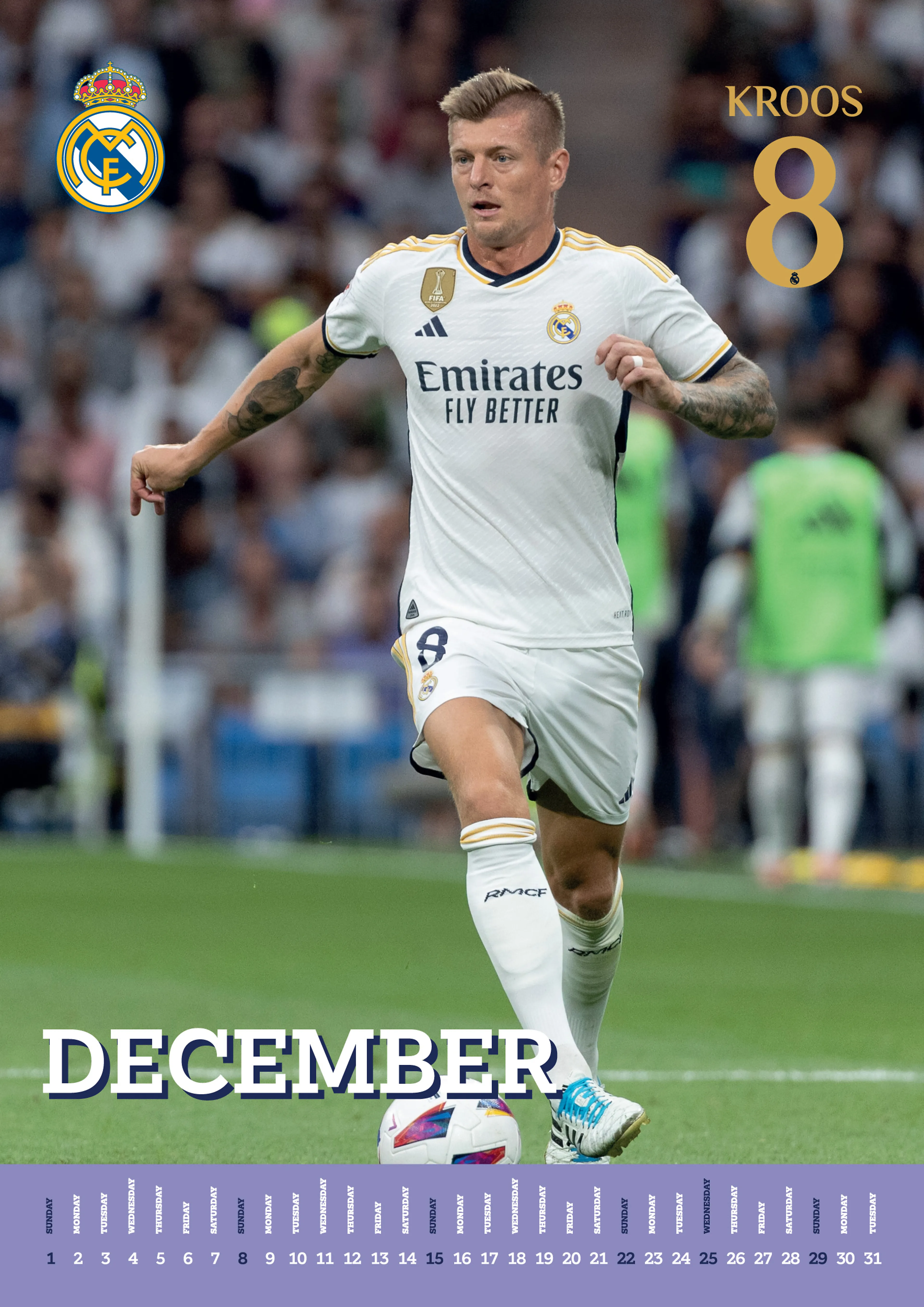 REAL MADRID CF 2024 A3 KALENDER