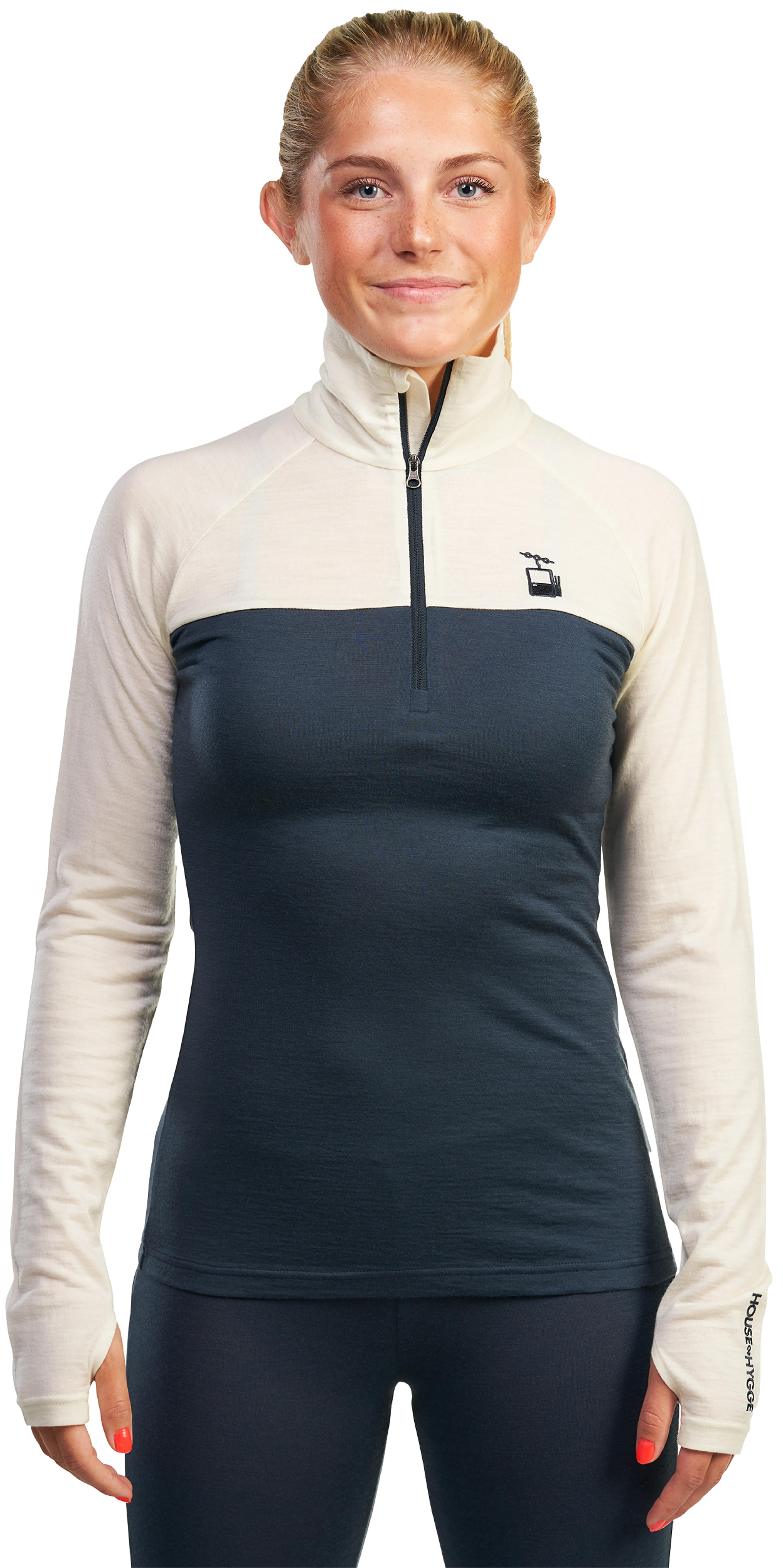 Hyggewool Women's Zip neck