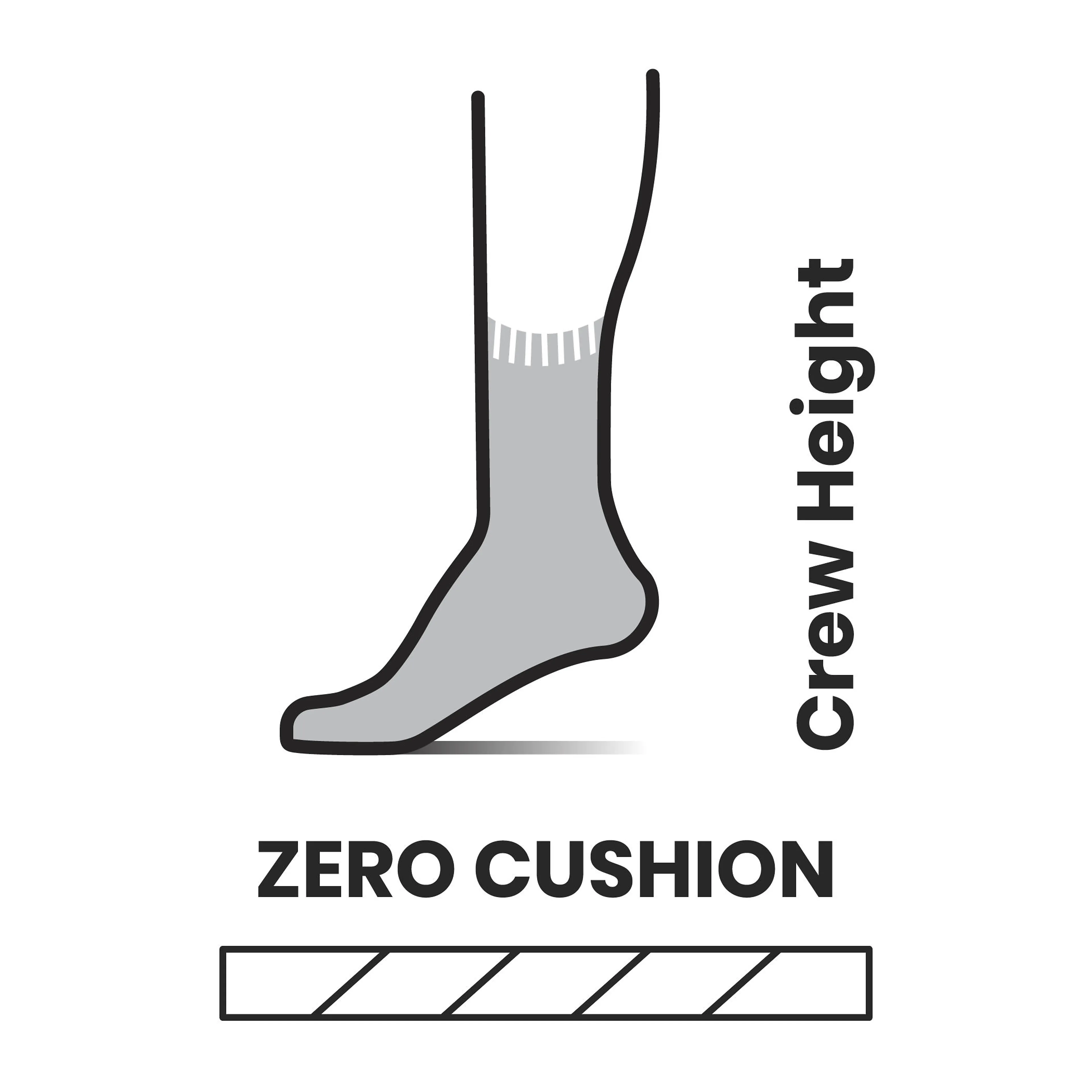 Classic Hike Zero Cushion Liner Crew