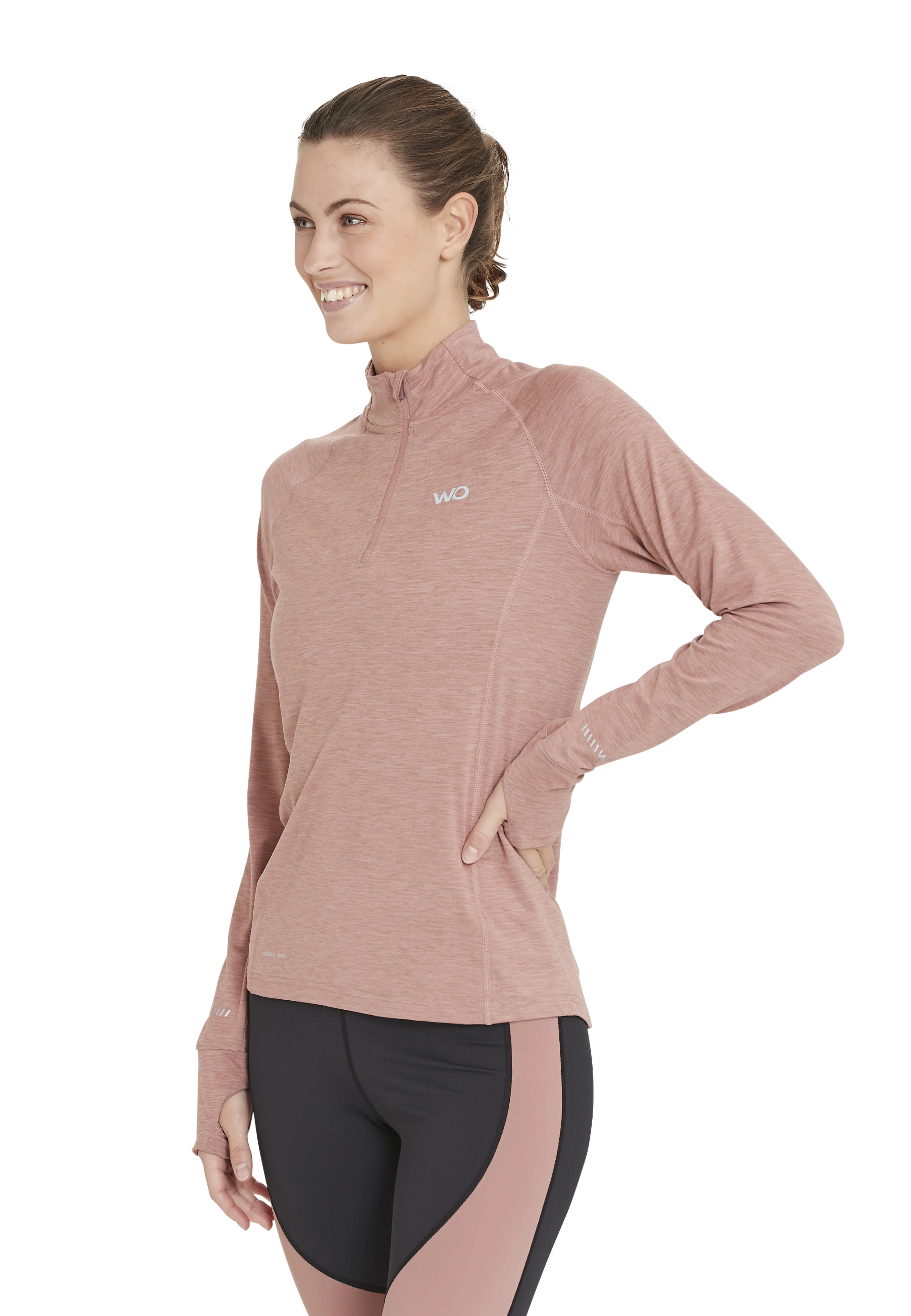 Wolling Melange Performance Midlayer Dame