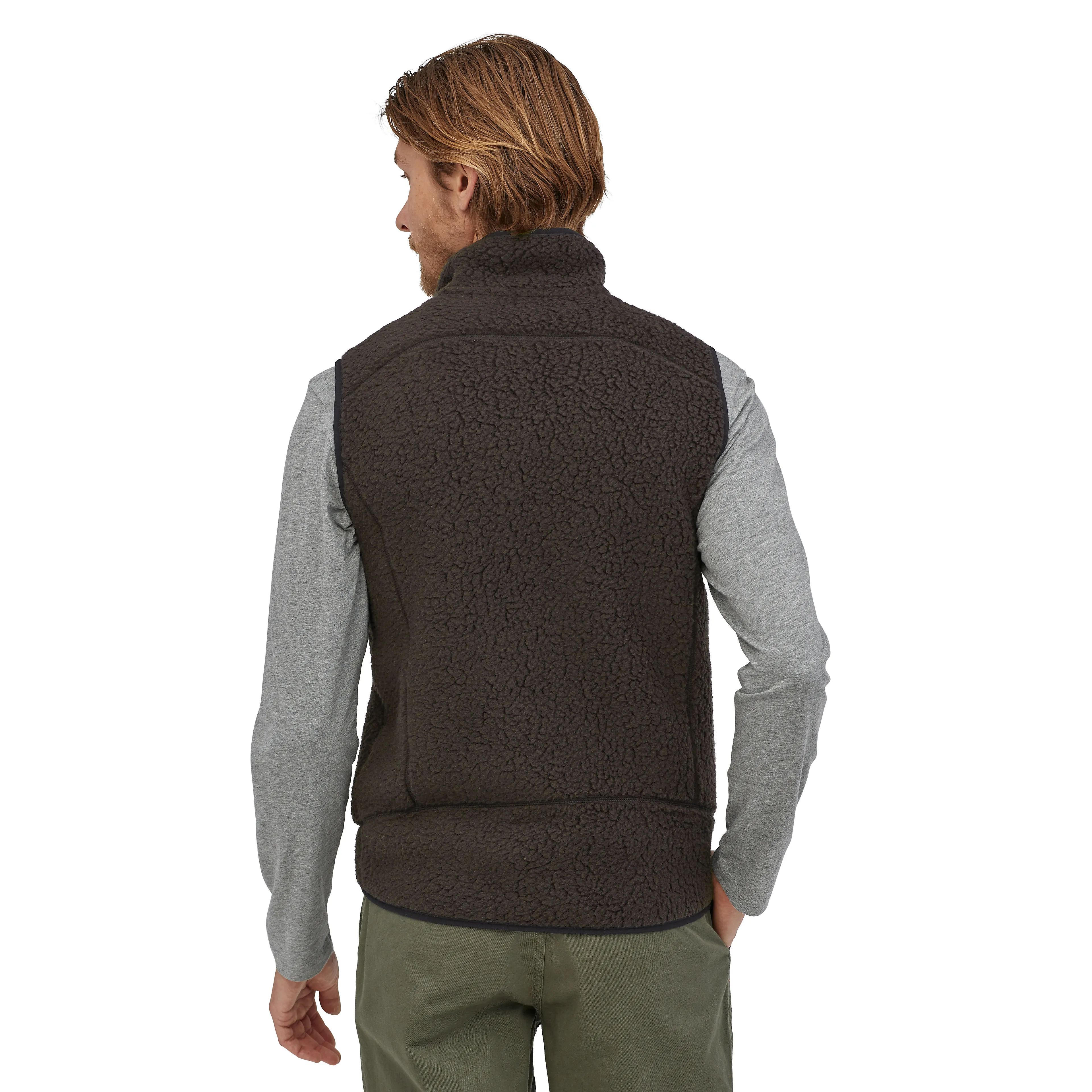 Retro Fleece Vest Herre