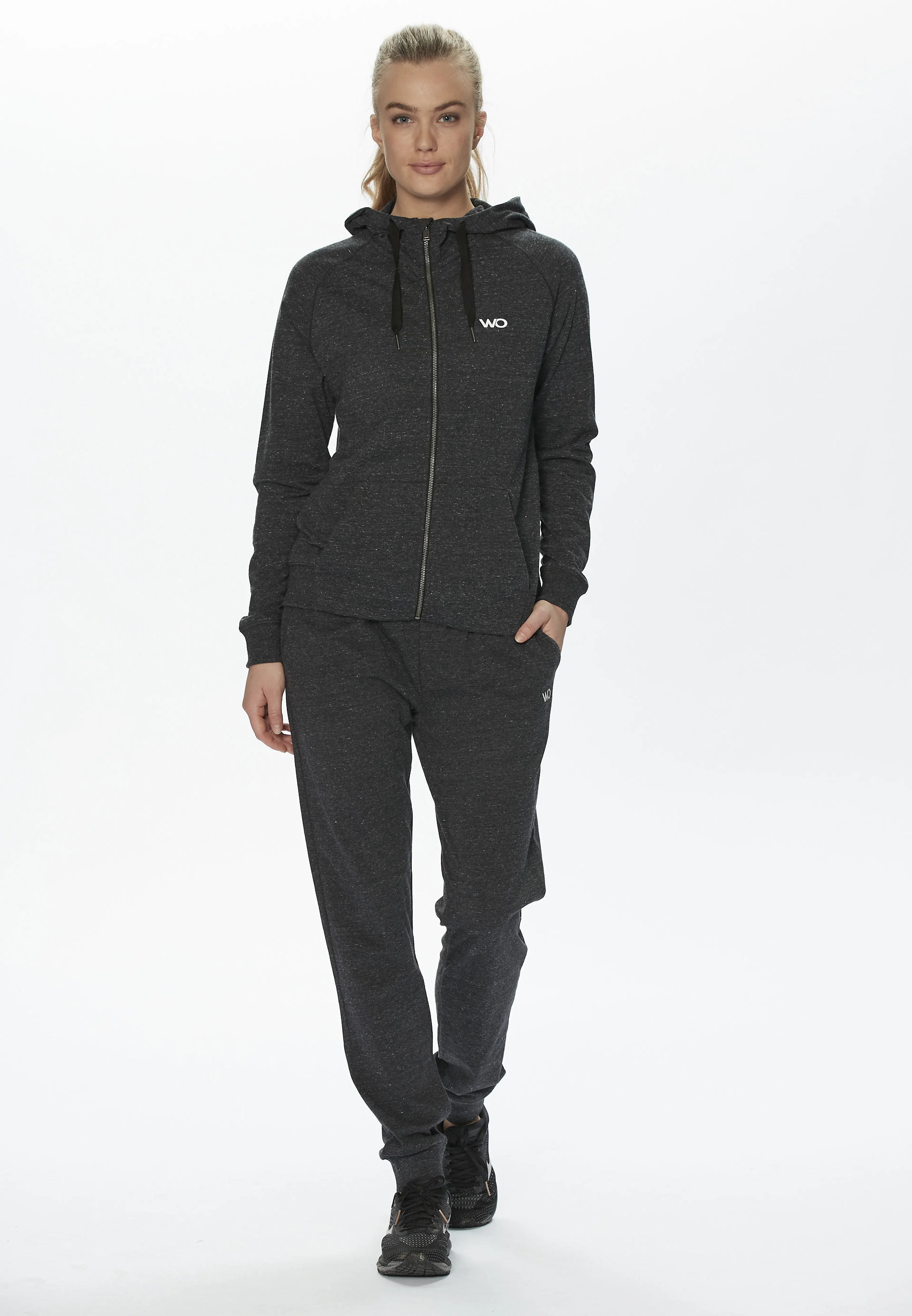 Tawny W Melange Sweat Hoody