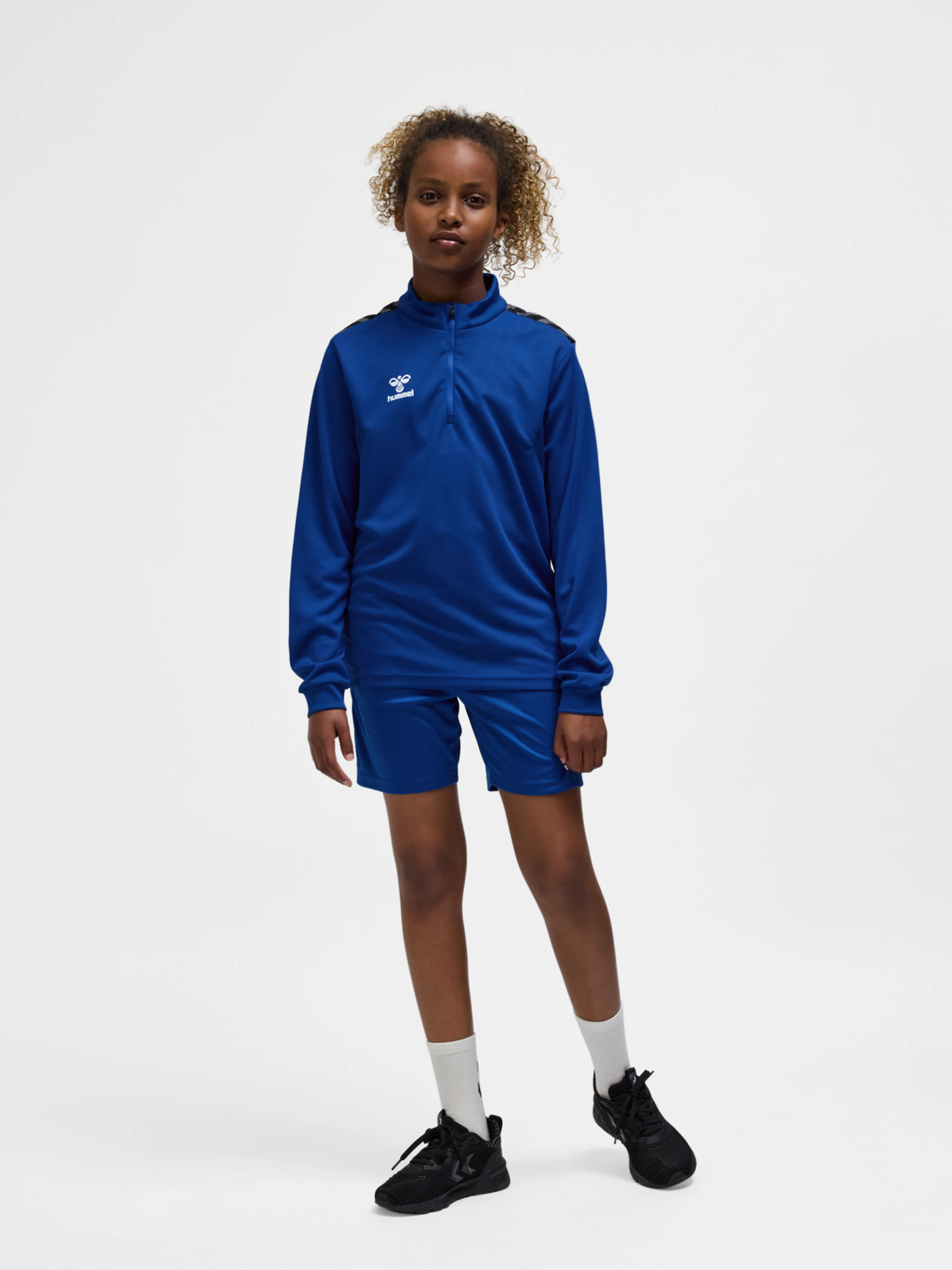 hmlAUTHENTIC HALF ZIP SWEAT KIDS