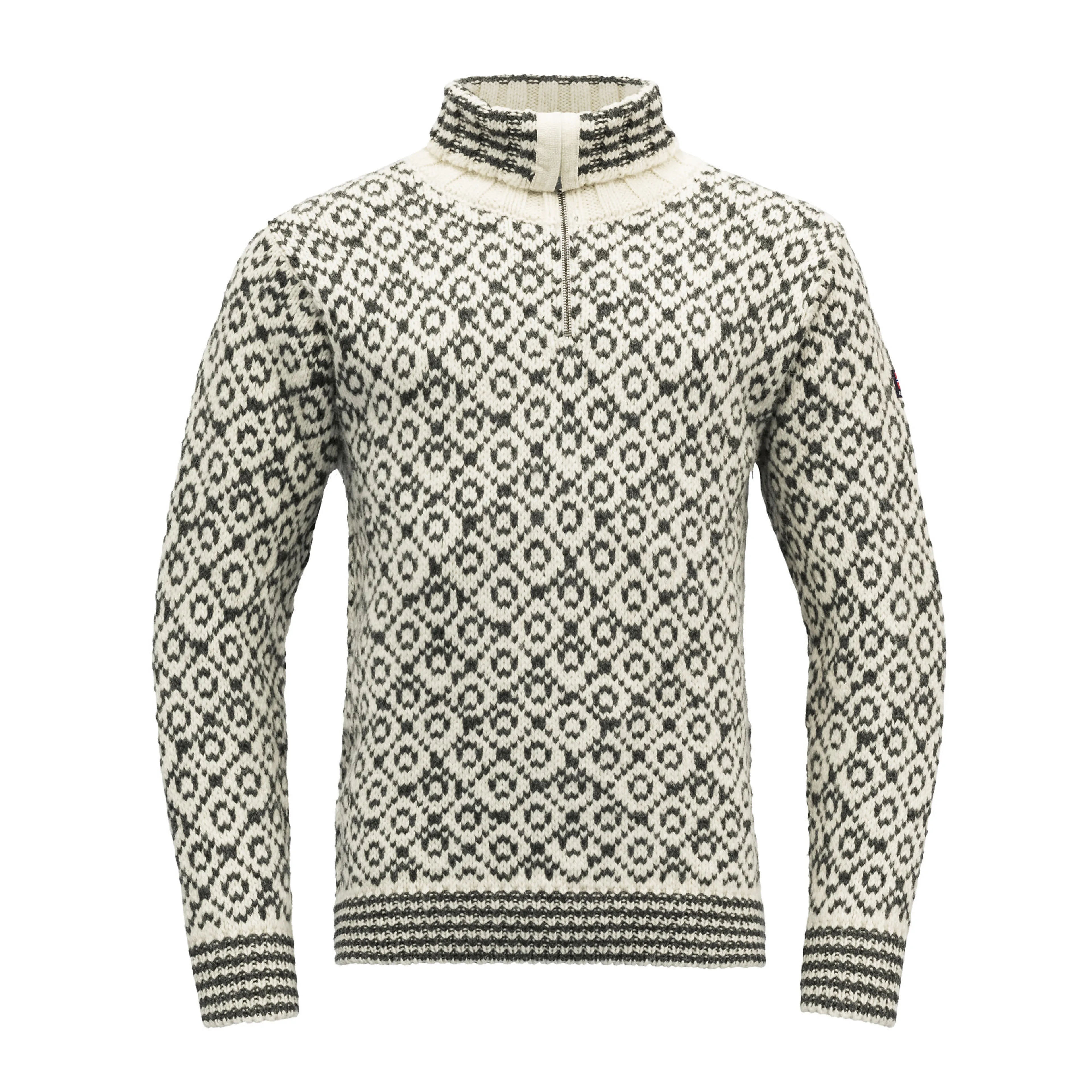 SVALBARD strikkegenser ZIP-NECK unisex