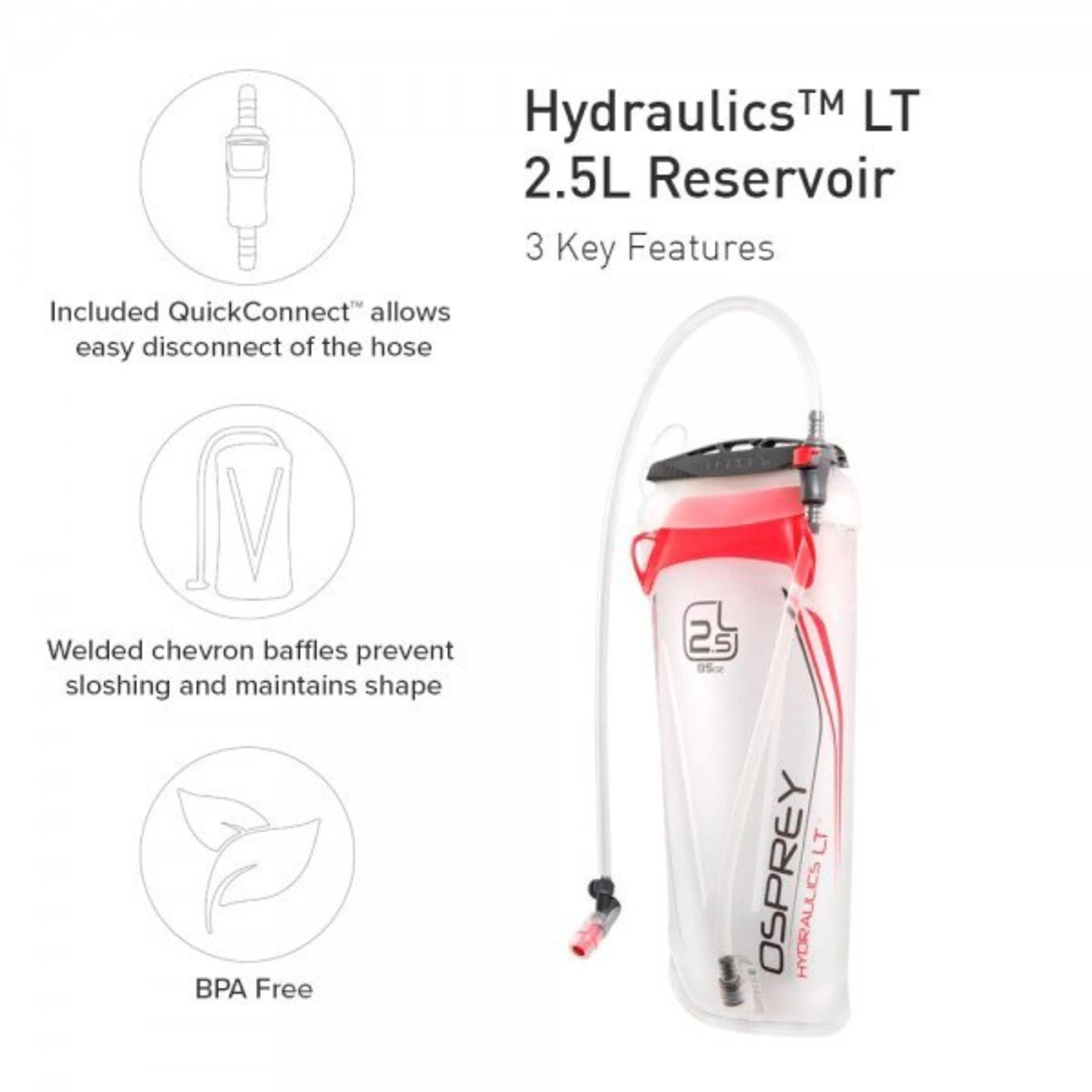 Osprey Hydraulics LT 1.5 L Reservoir