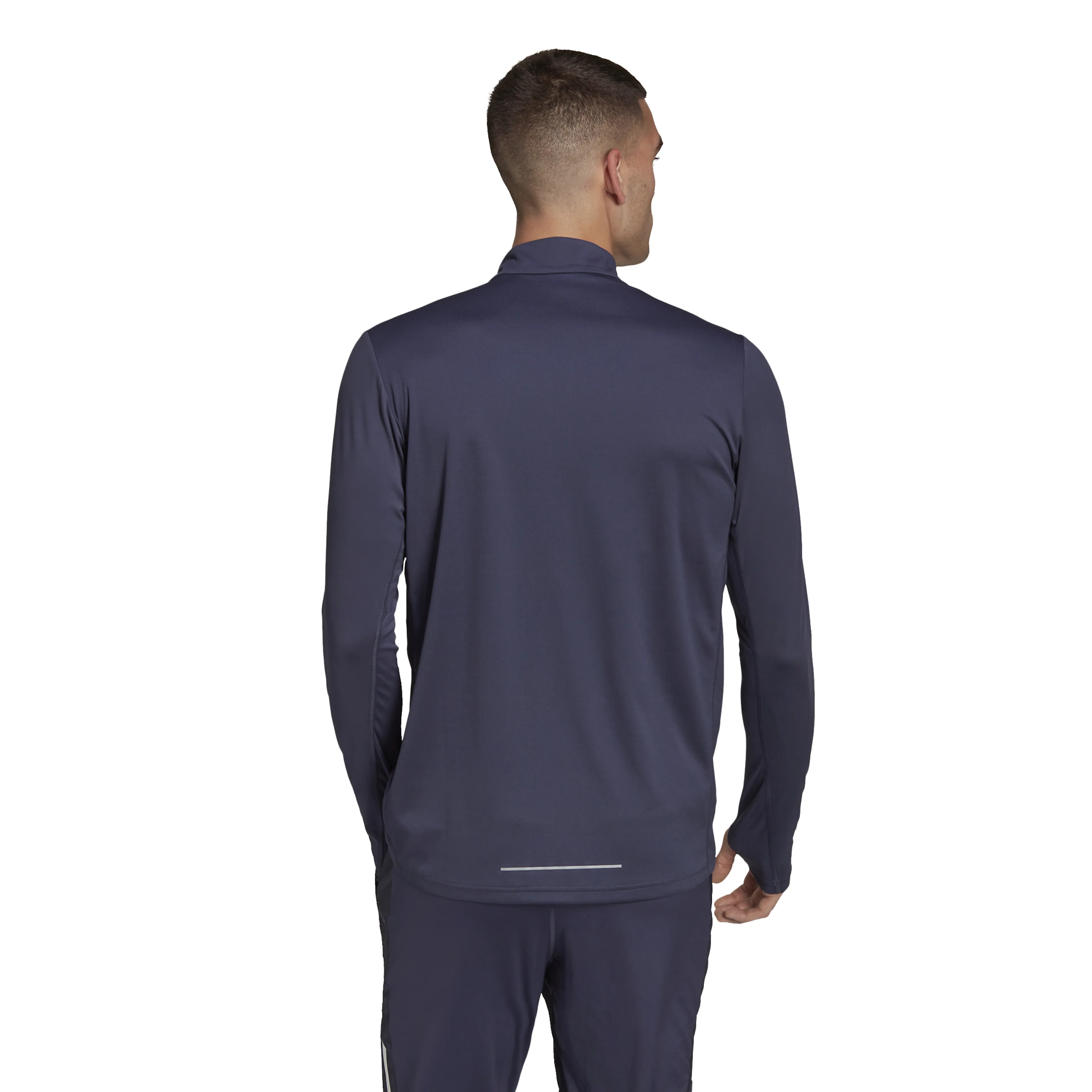 adidas Own The Run 1/2 Zip Long Sleeve T-skjorte