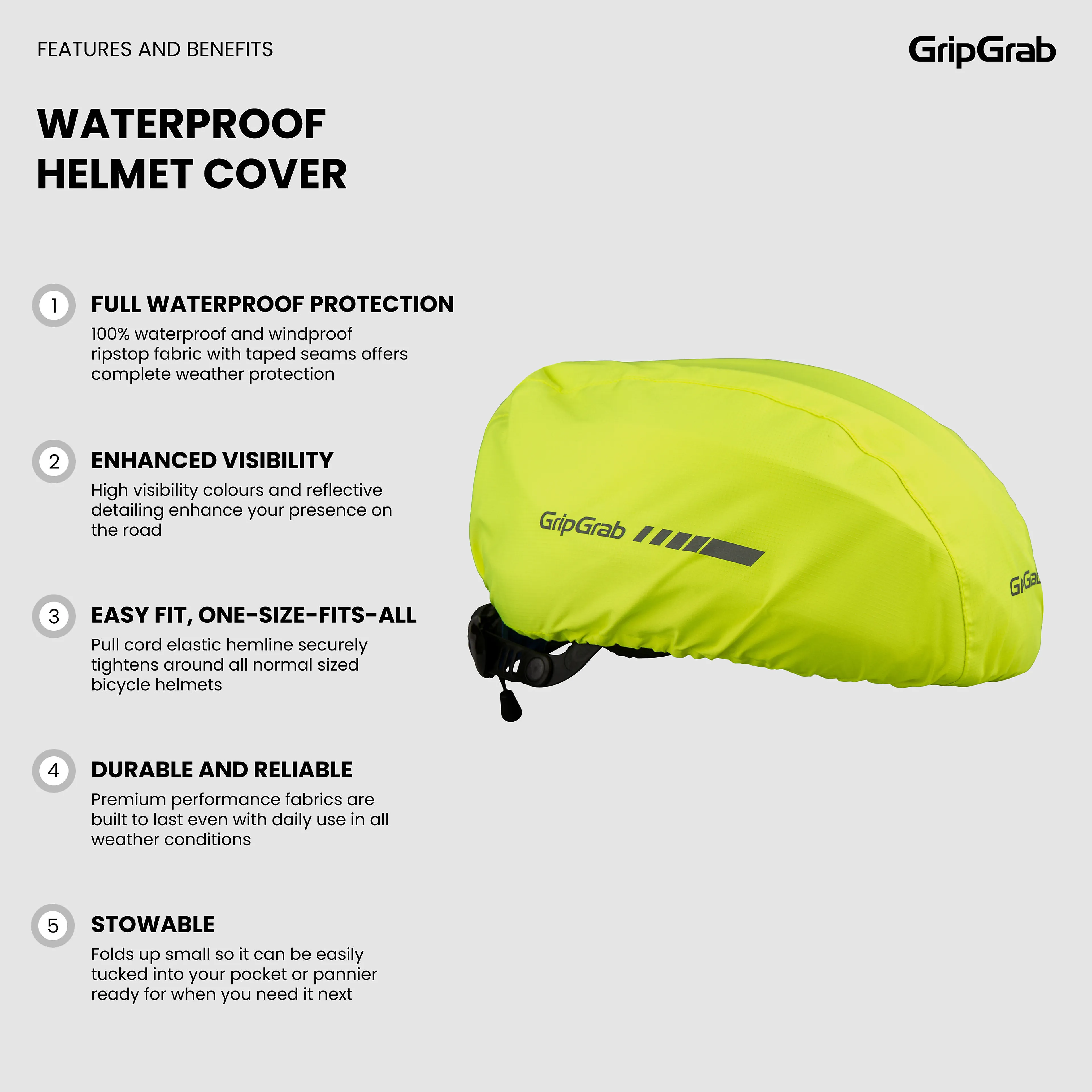 Helmet Cover Hi-Vis