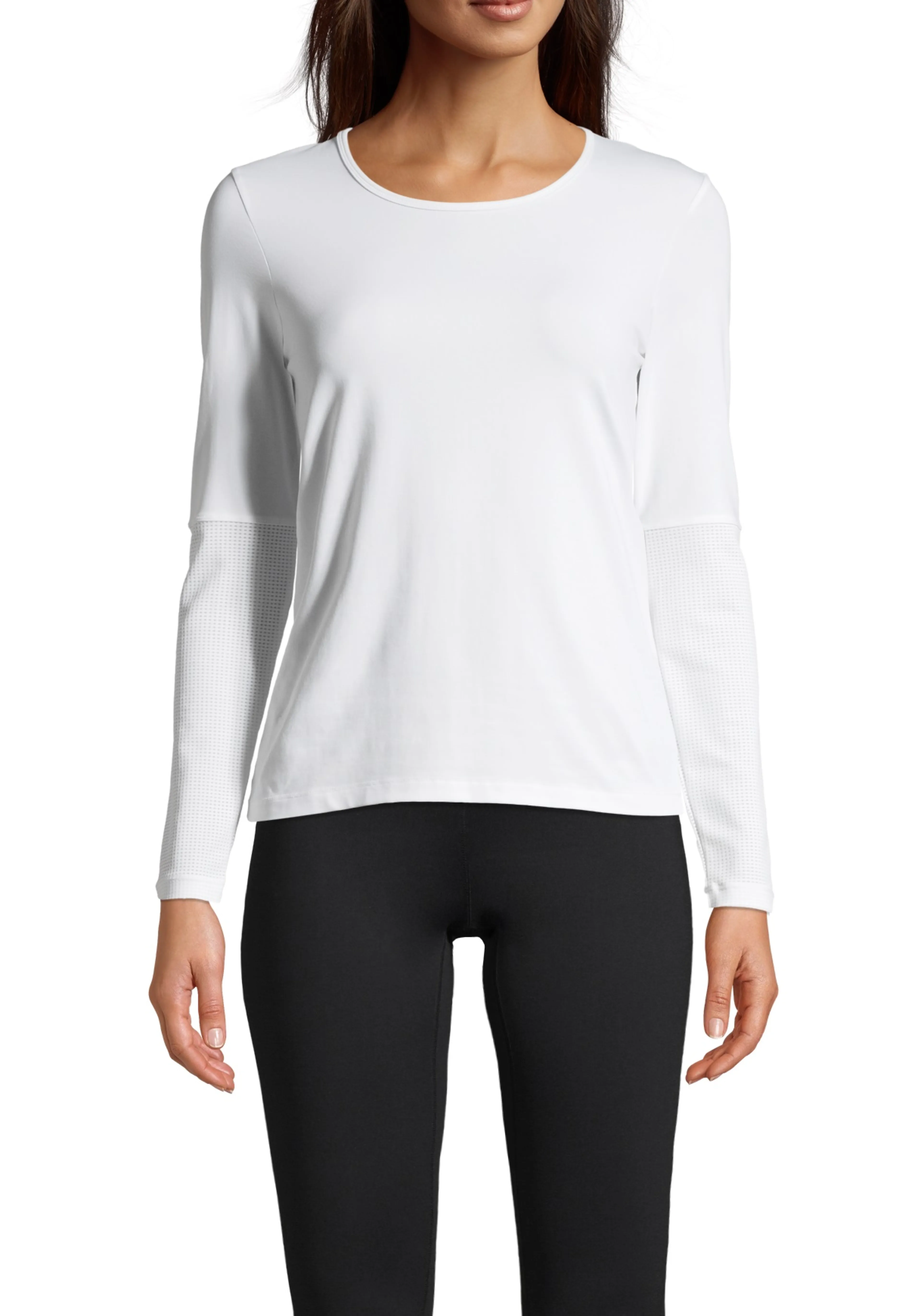 Essential Mesh Detail Long Sleeve