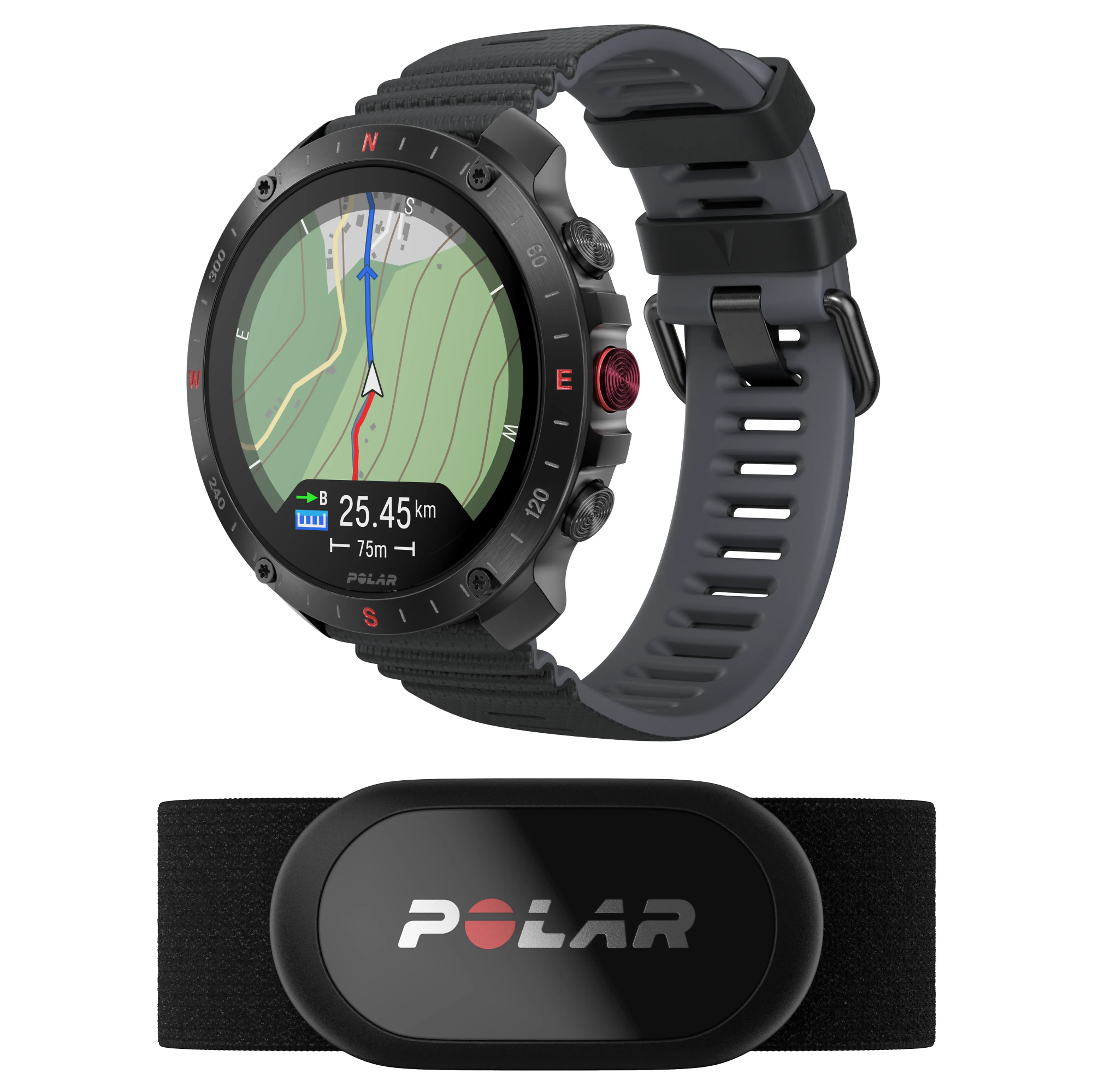 Polar Grit X2 Pro inc H10 - Premium outdoorklokke