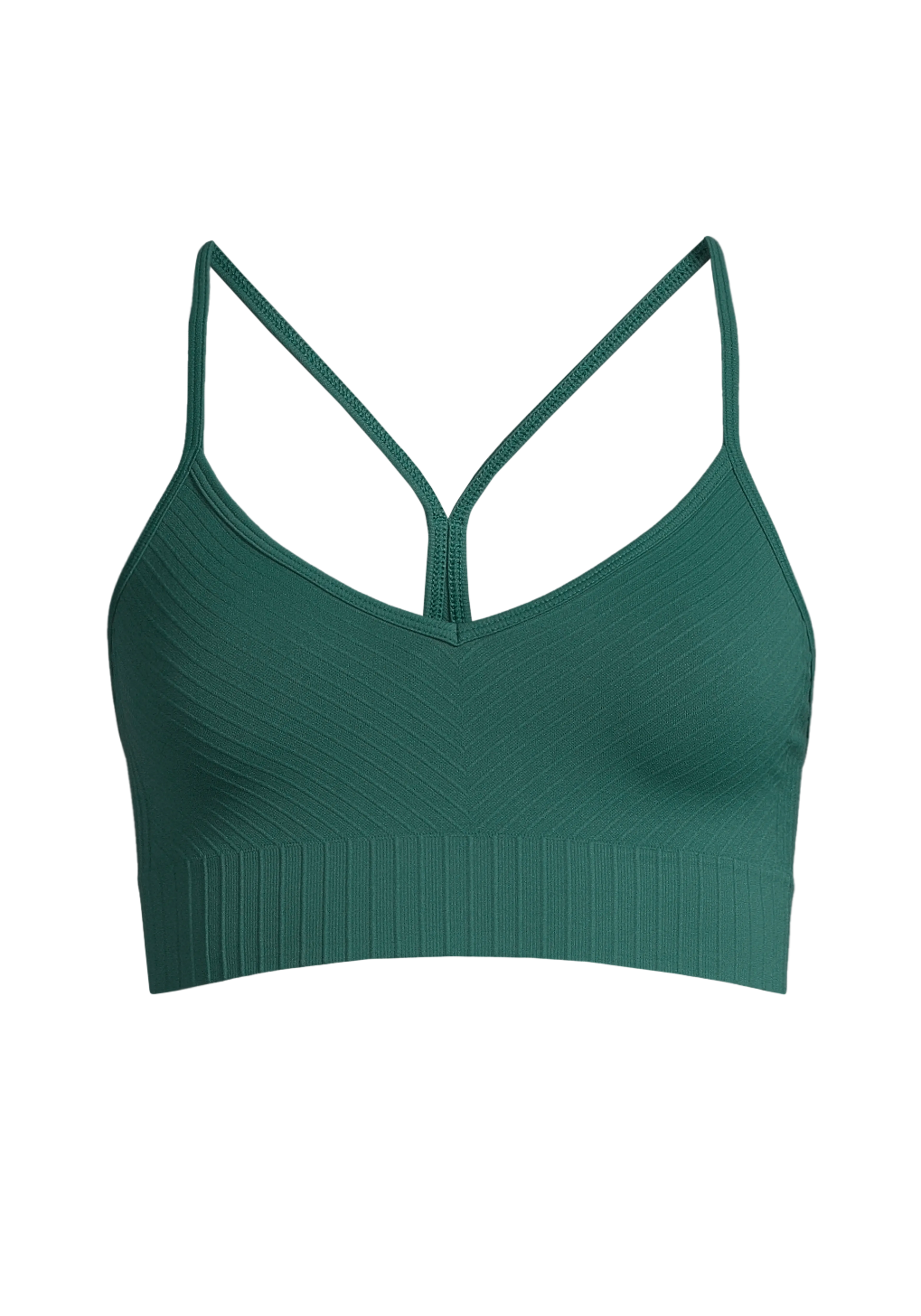 Seamless Graphical Rib Sports Top