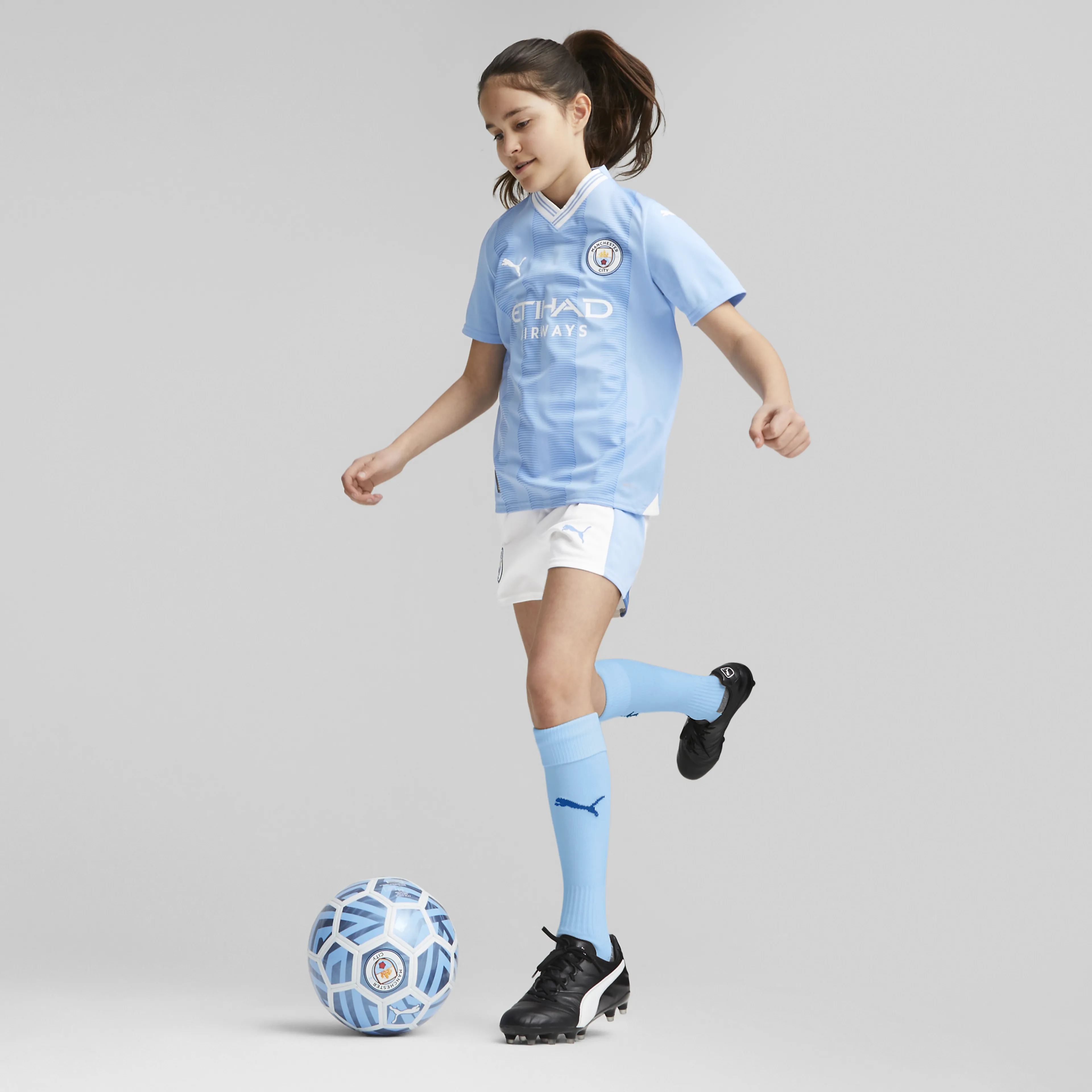 Manchester City Hjemmedrakt Replica 23/24 Junior