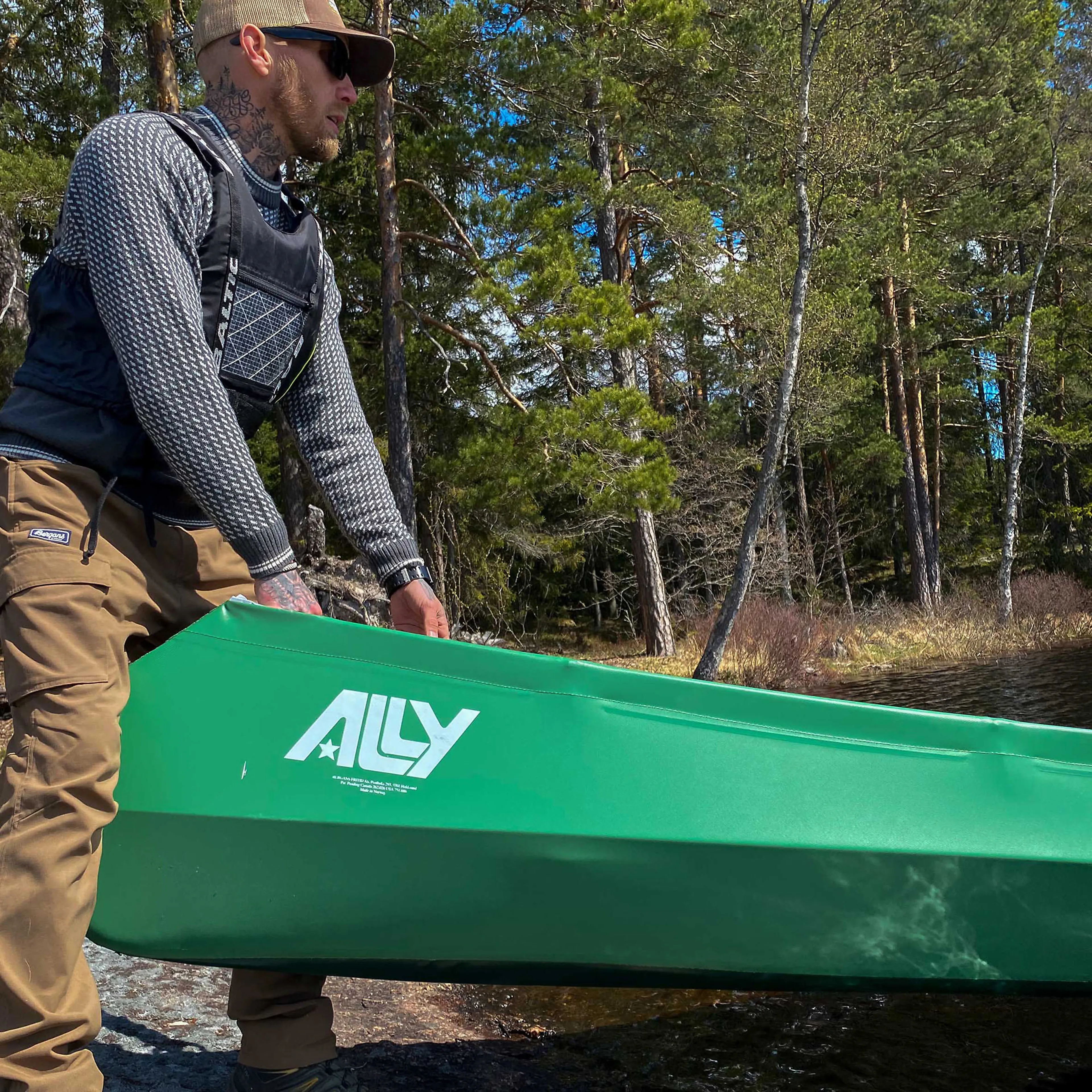 Ally Folding Canoe 16.5' DR