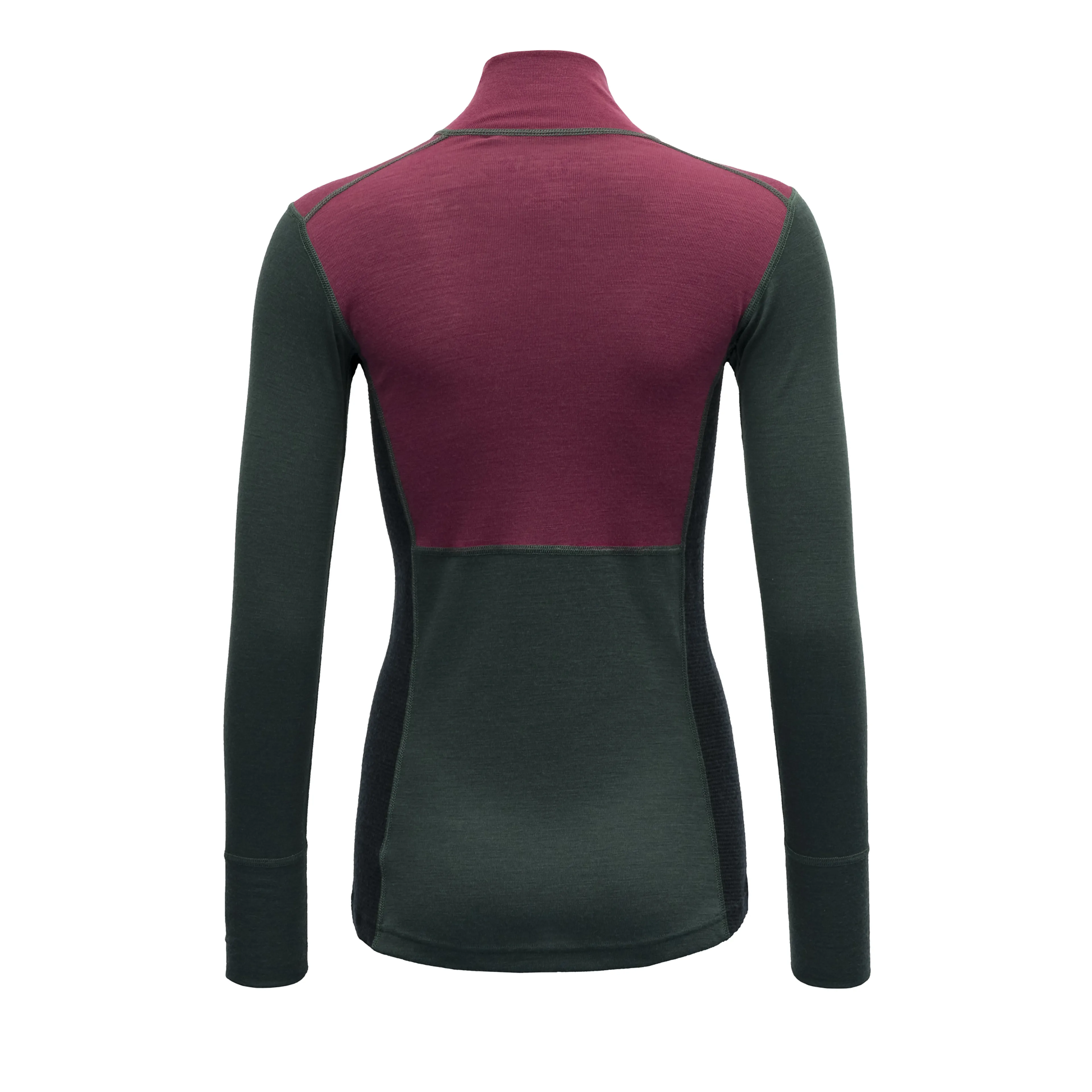 LAUPAREN MERINO 190 ZIP NECK WMN