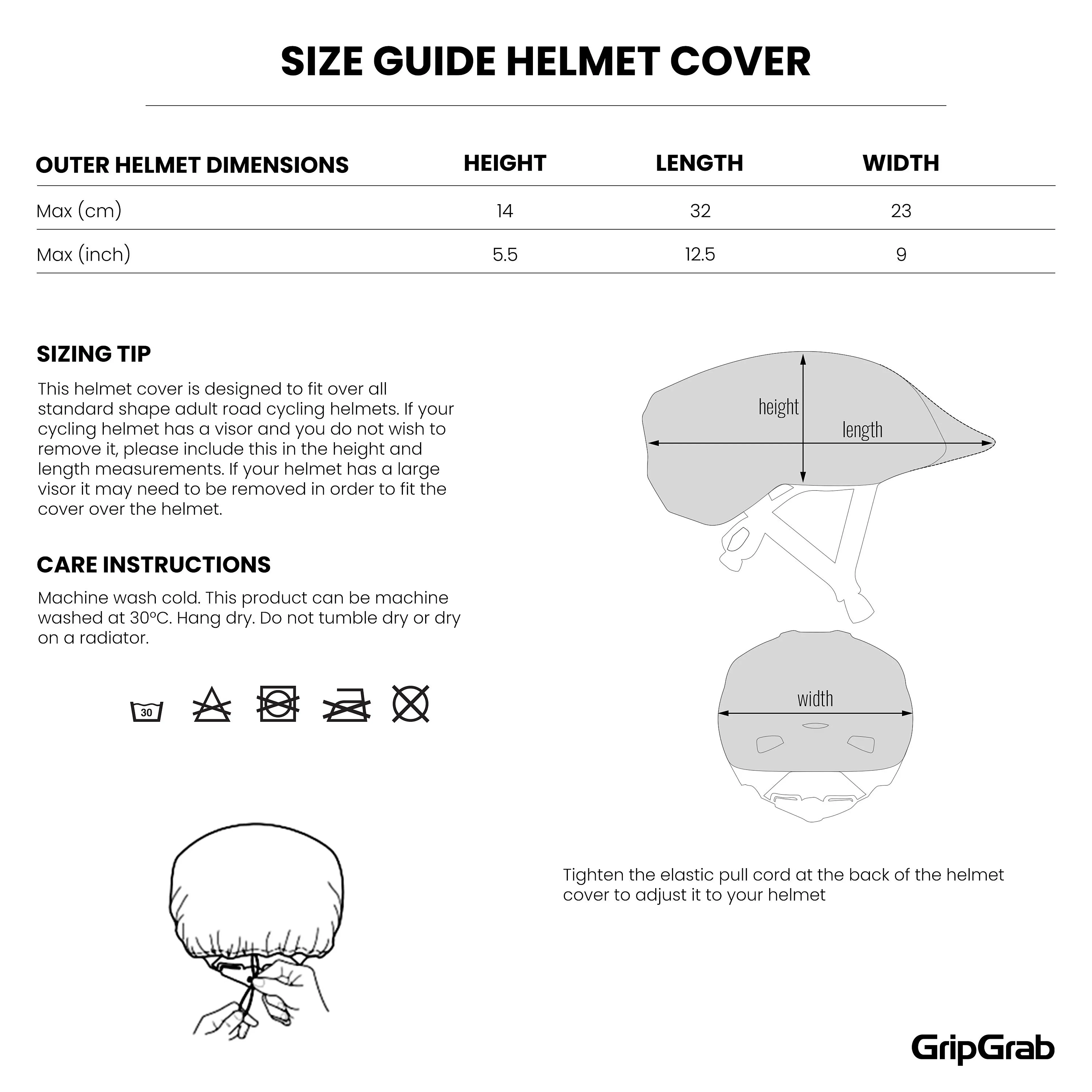 Helmet Cover Hi-Vis