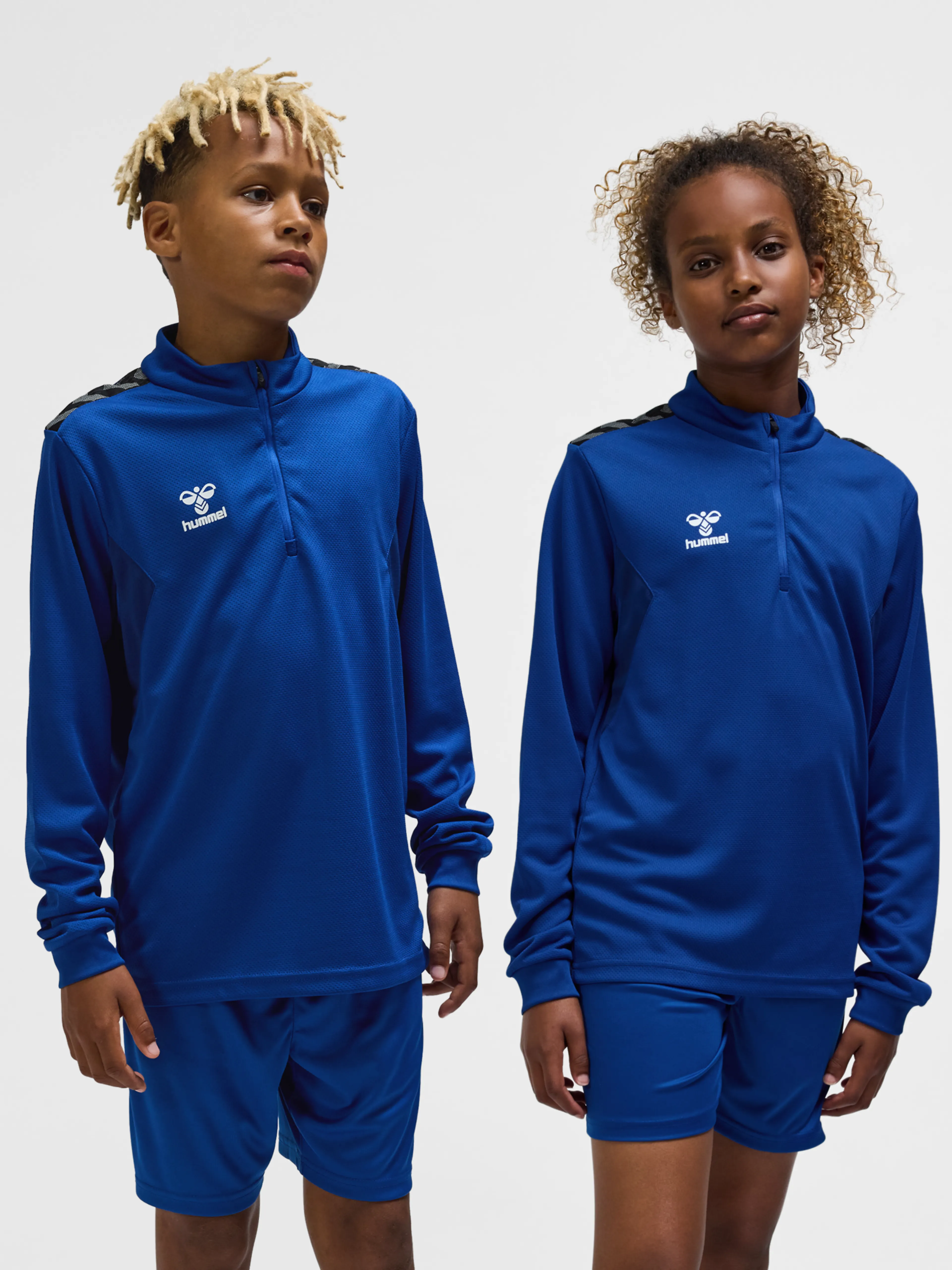 hmlAUTHENTIC HALF ZIP SWEAT KIDS