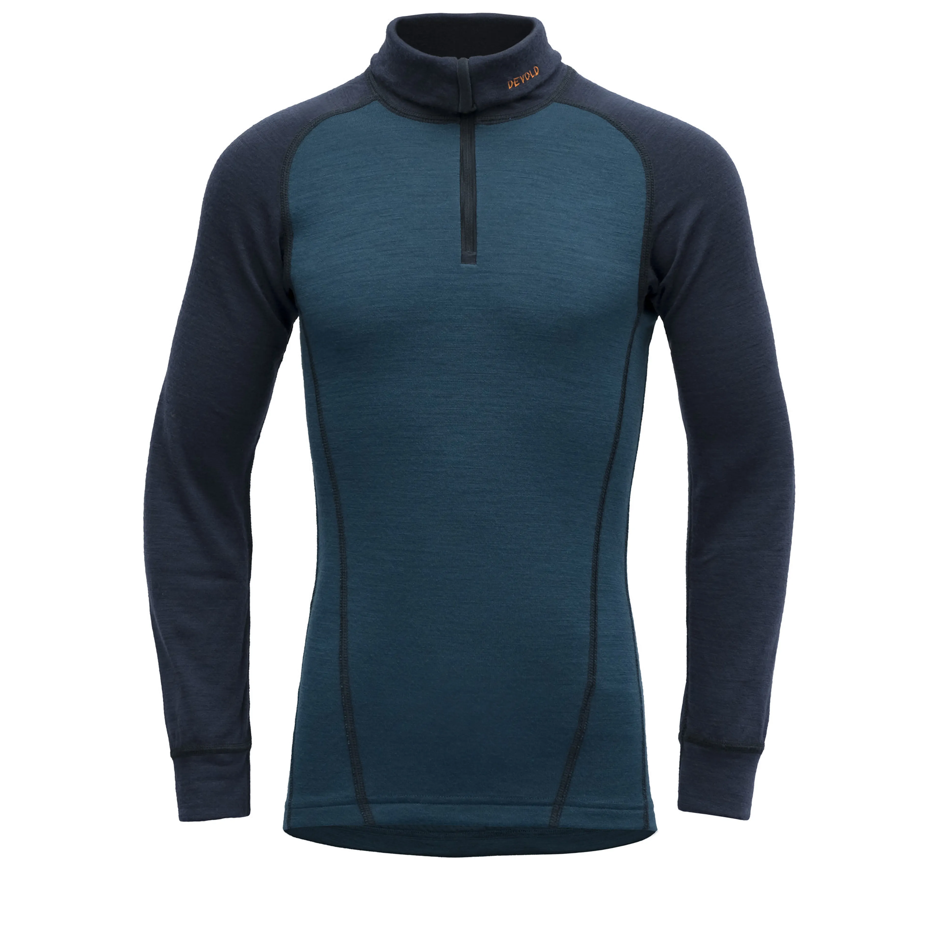 DUO ACTIVE MERINO ZIP NECK JR