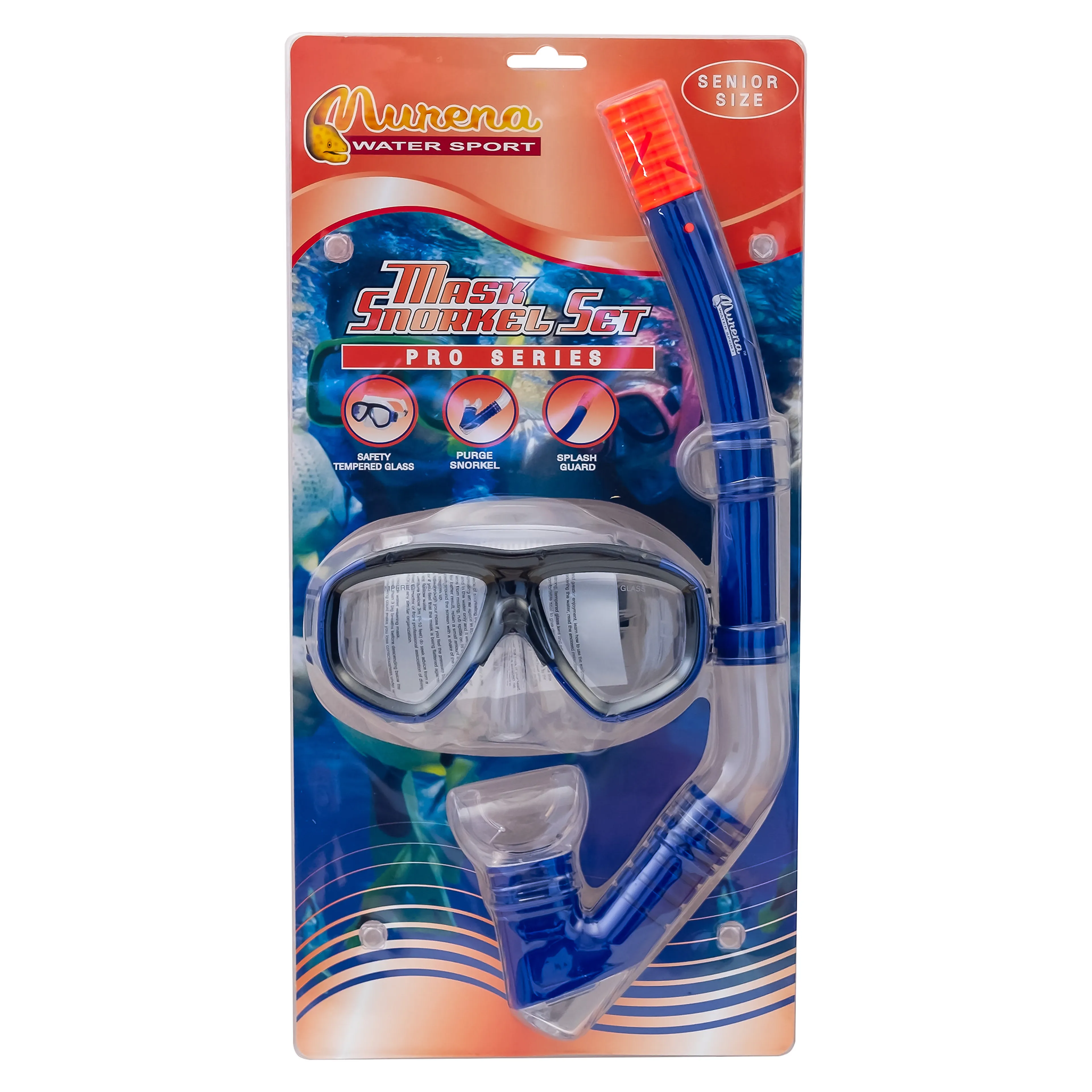 Maske Snorkel Sett Pro Senior