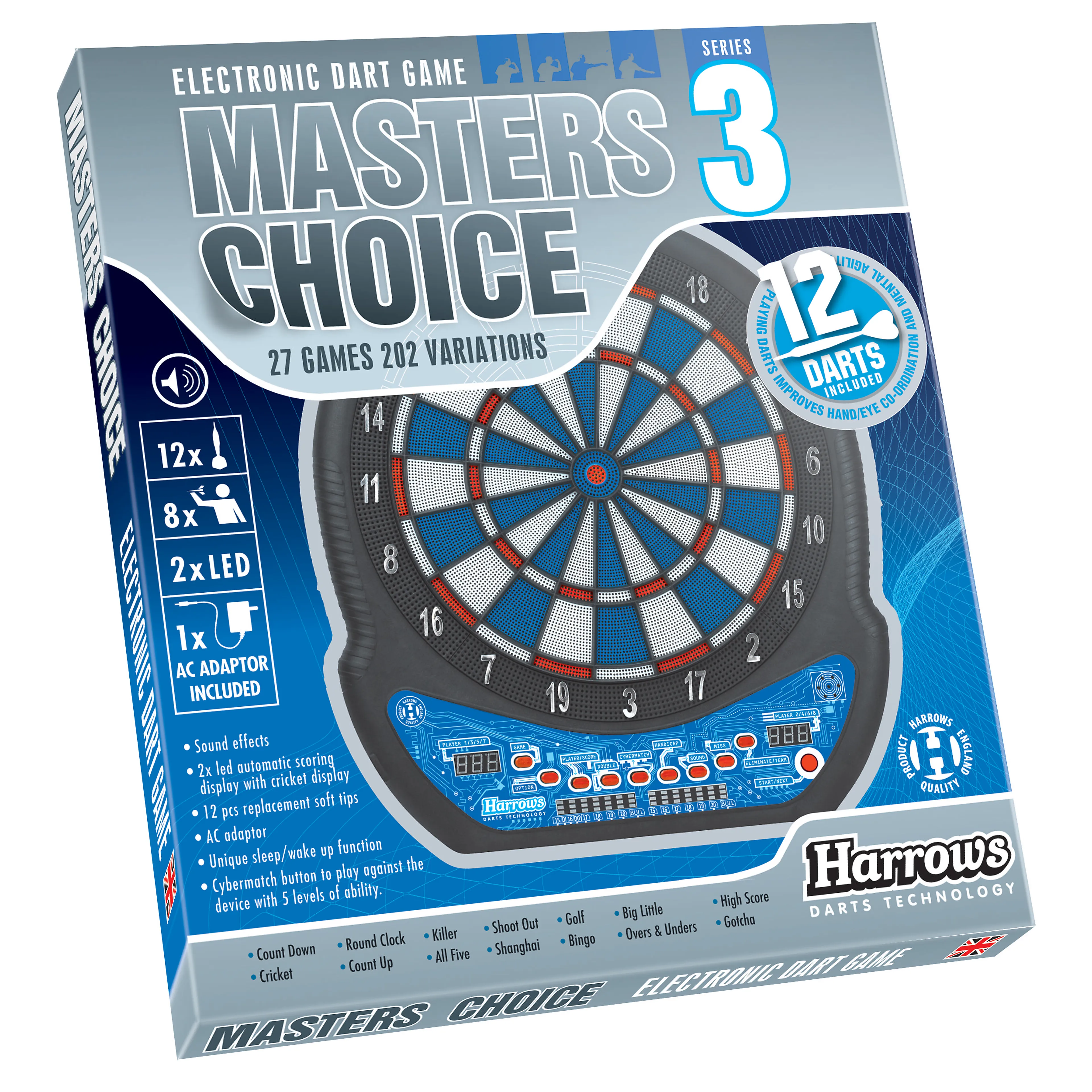 Electronic Dartboard Master Choice 3