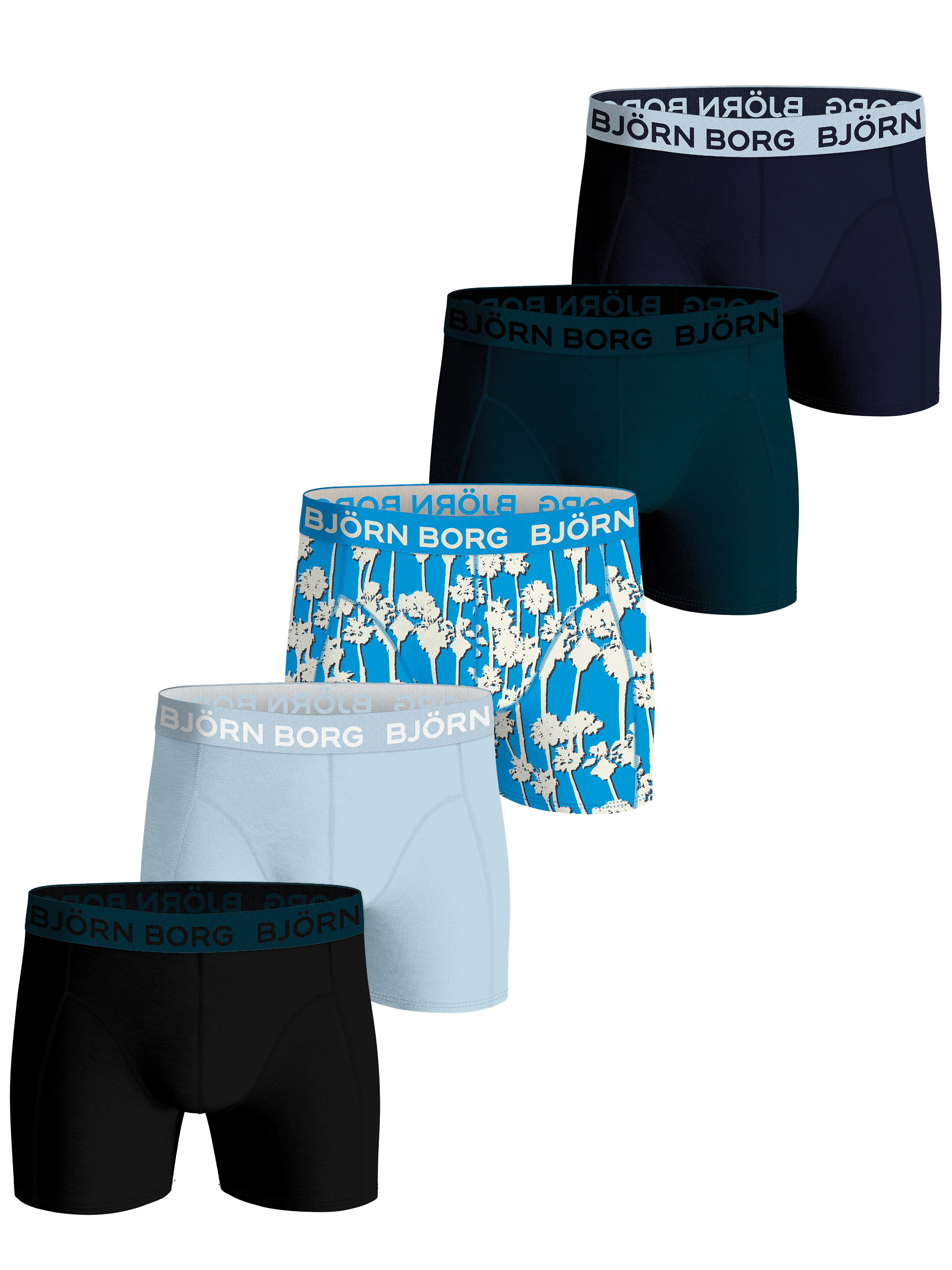 5p COTTON STRETCH BOXER