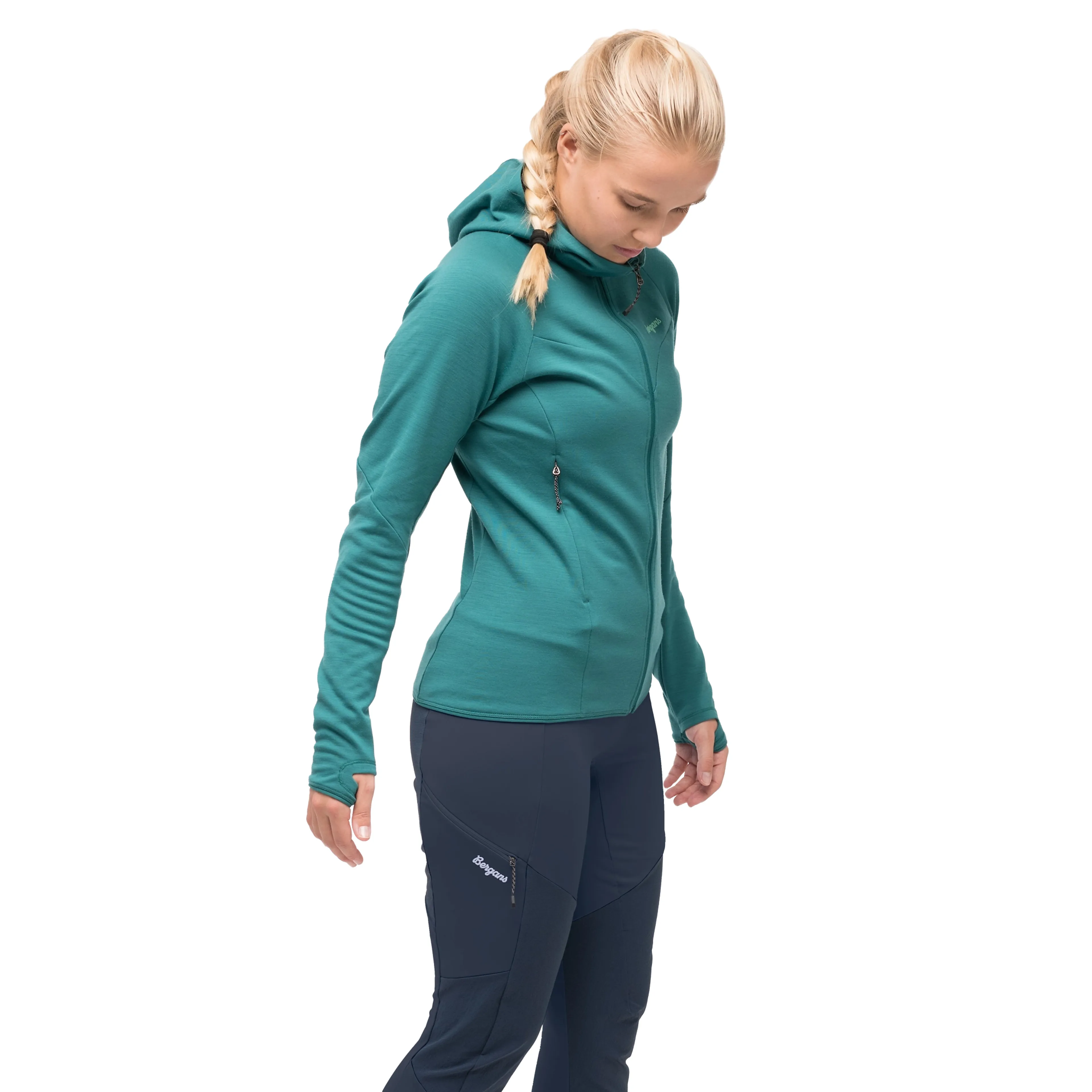 Tind Merino Hood Jacket Women