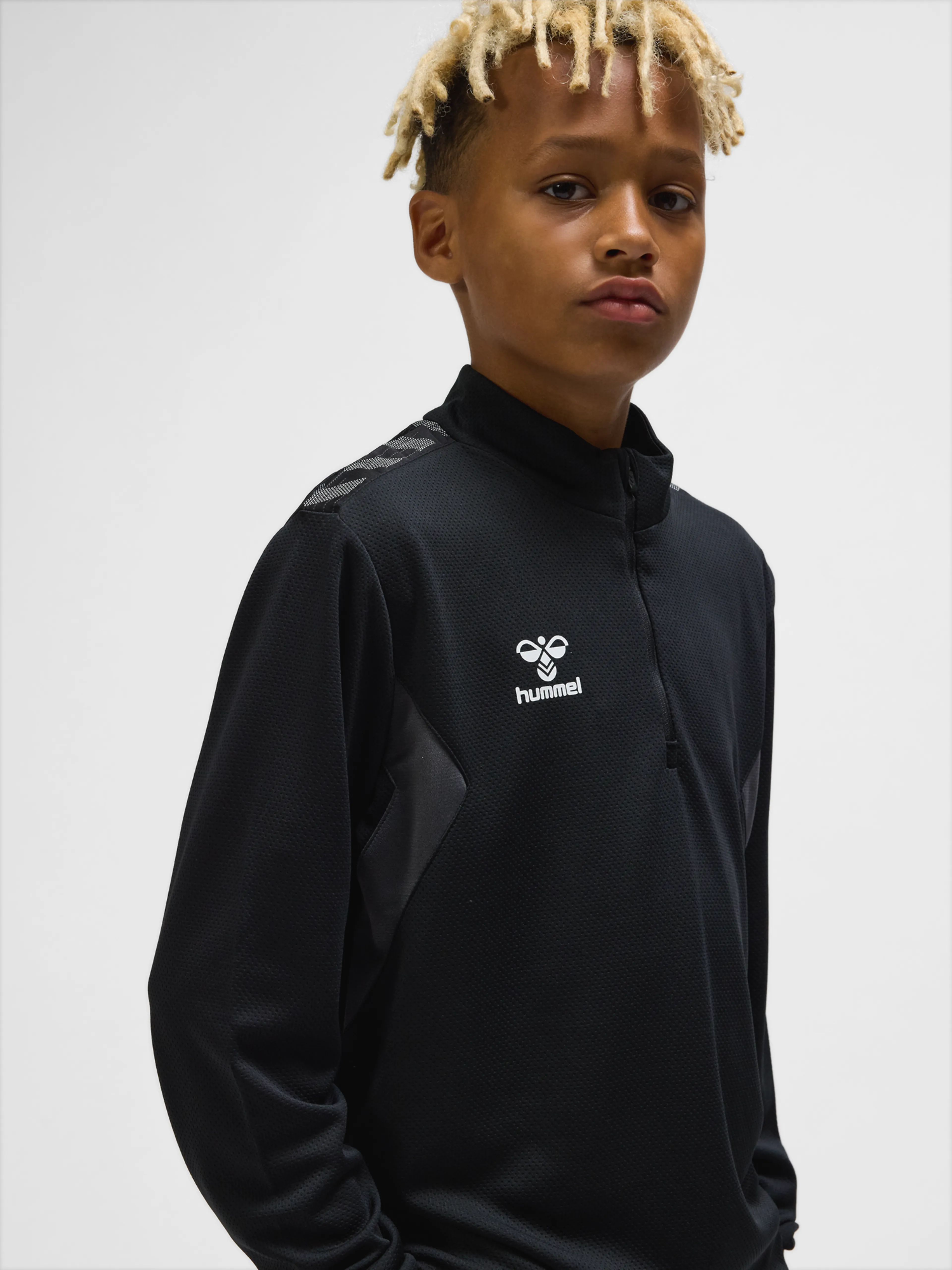 hmlAUTHENTIC HALF ZIP SWEAT KIDS