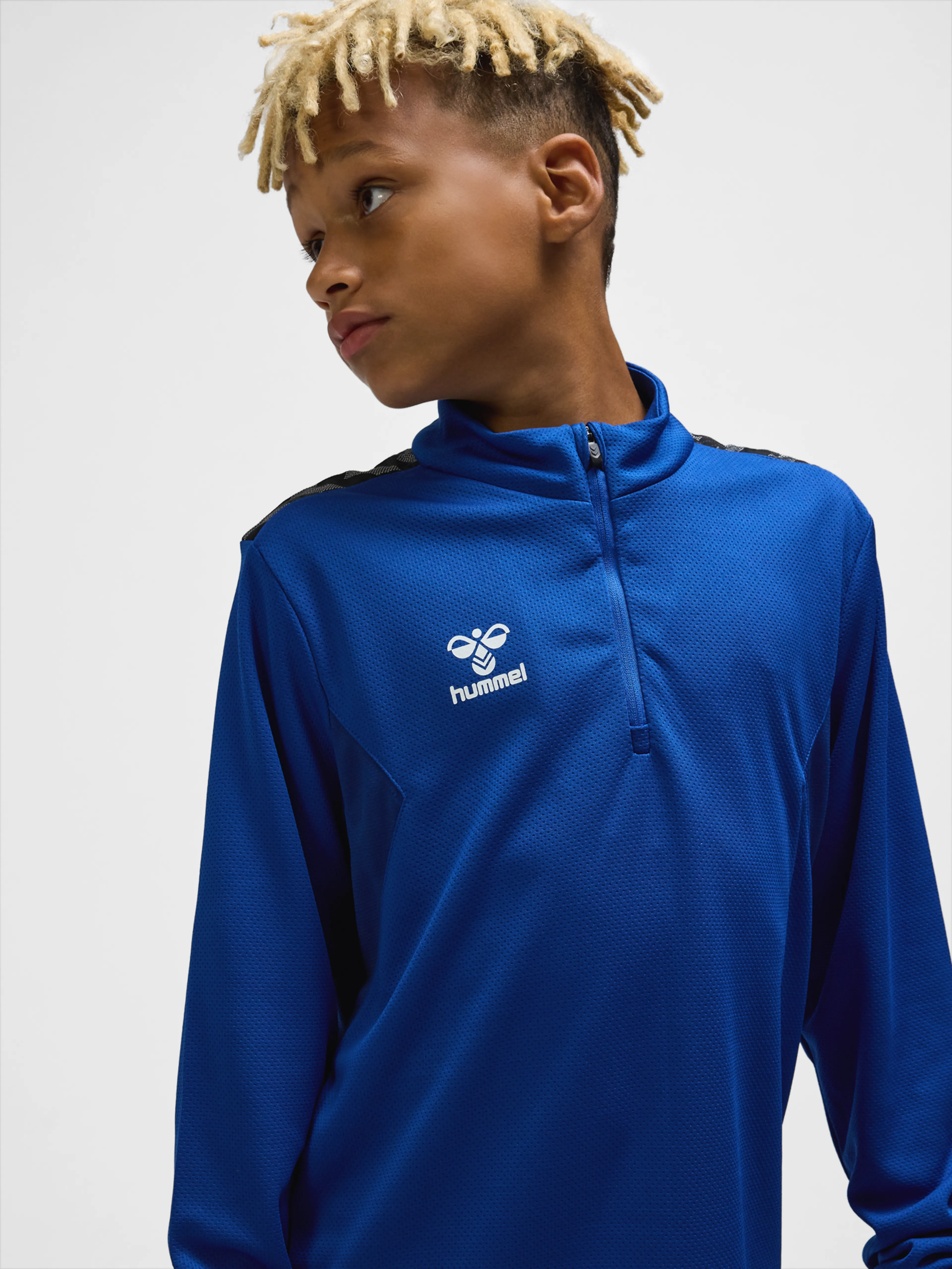 hmlAUTHENTIC HALF ZIP SWEAT KIDS