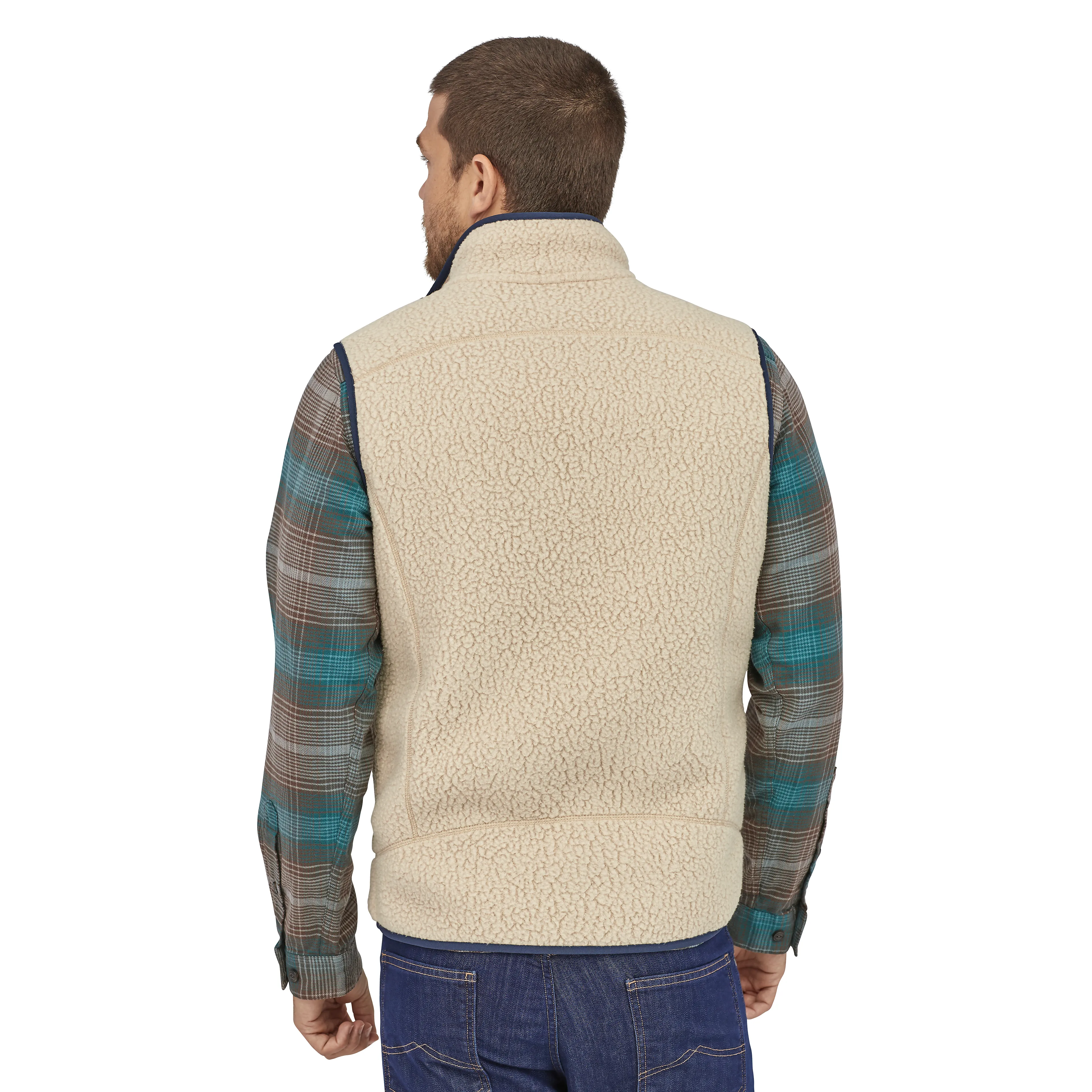 Retro Fleece Vest Herre