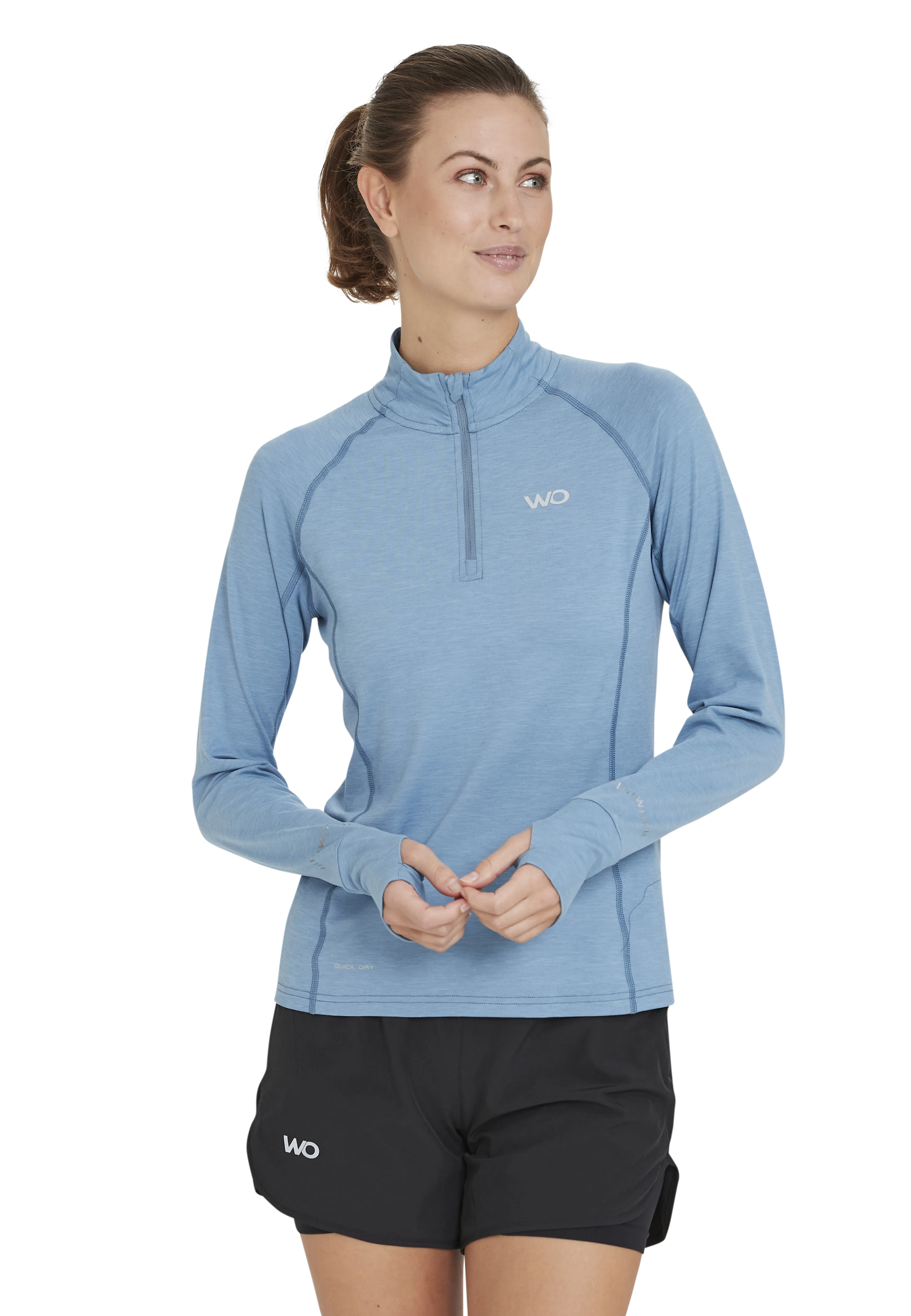 Wolling Melange Performance Midlayer Dame