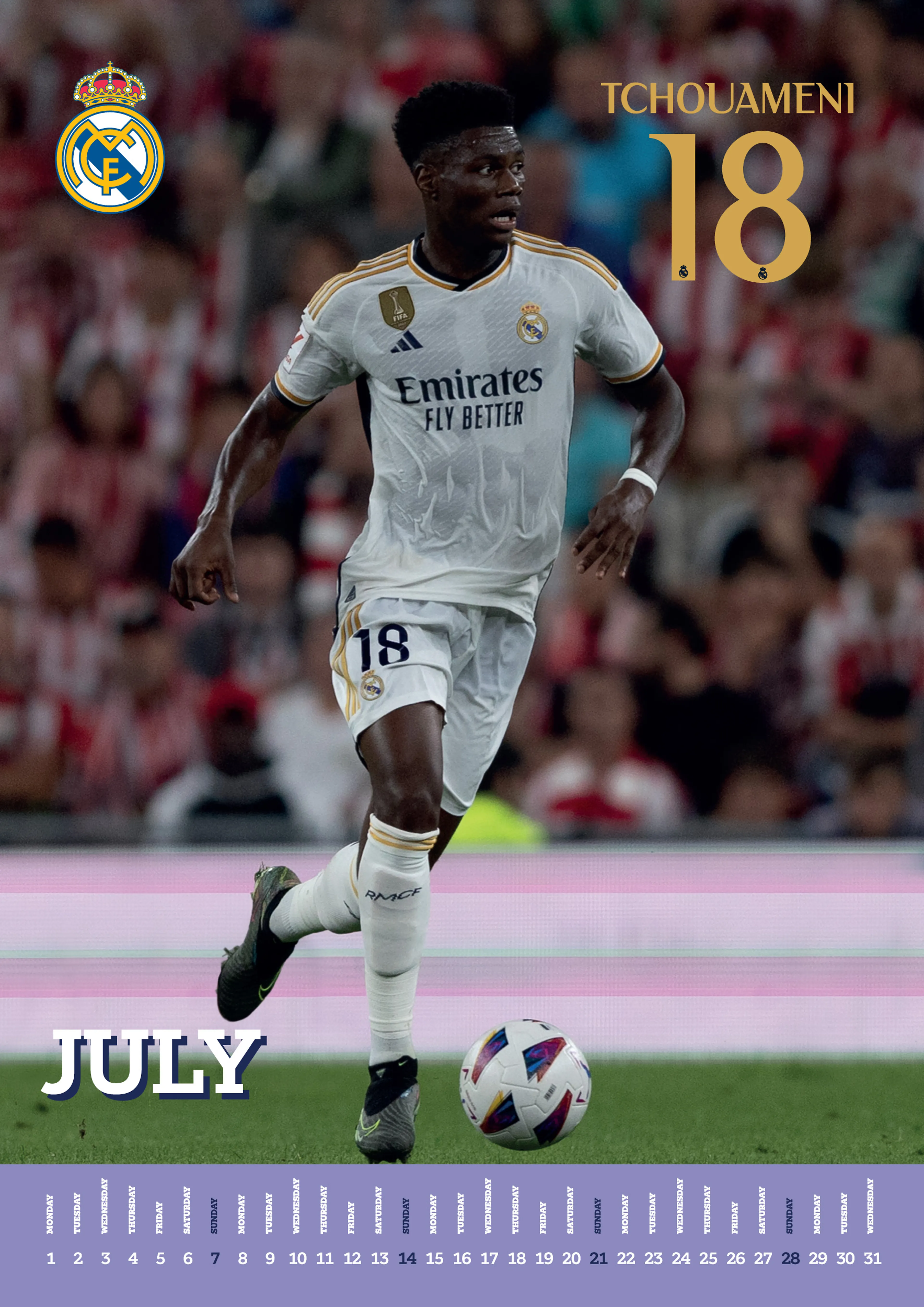 REAL MADRID CF 2024 A3 KALENDER