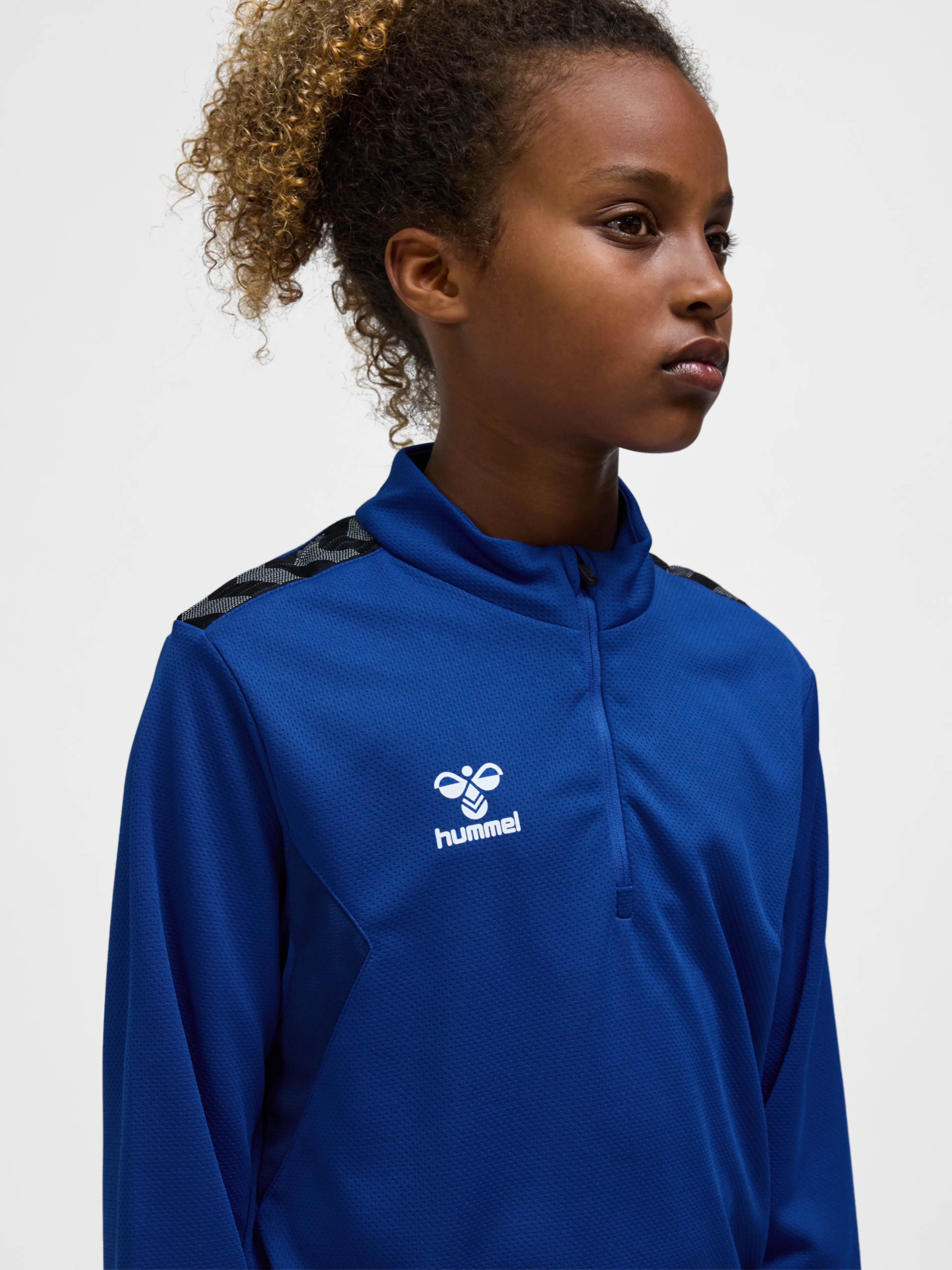 hmlAUTHENTIC HALF ZIP SWEAT KIDS