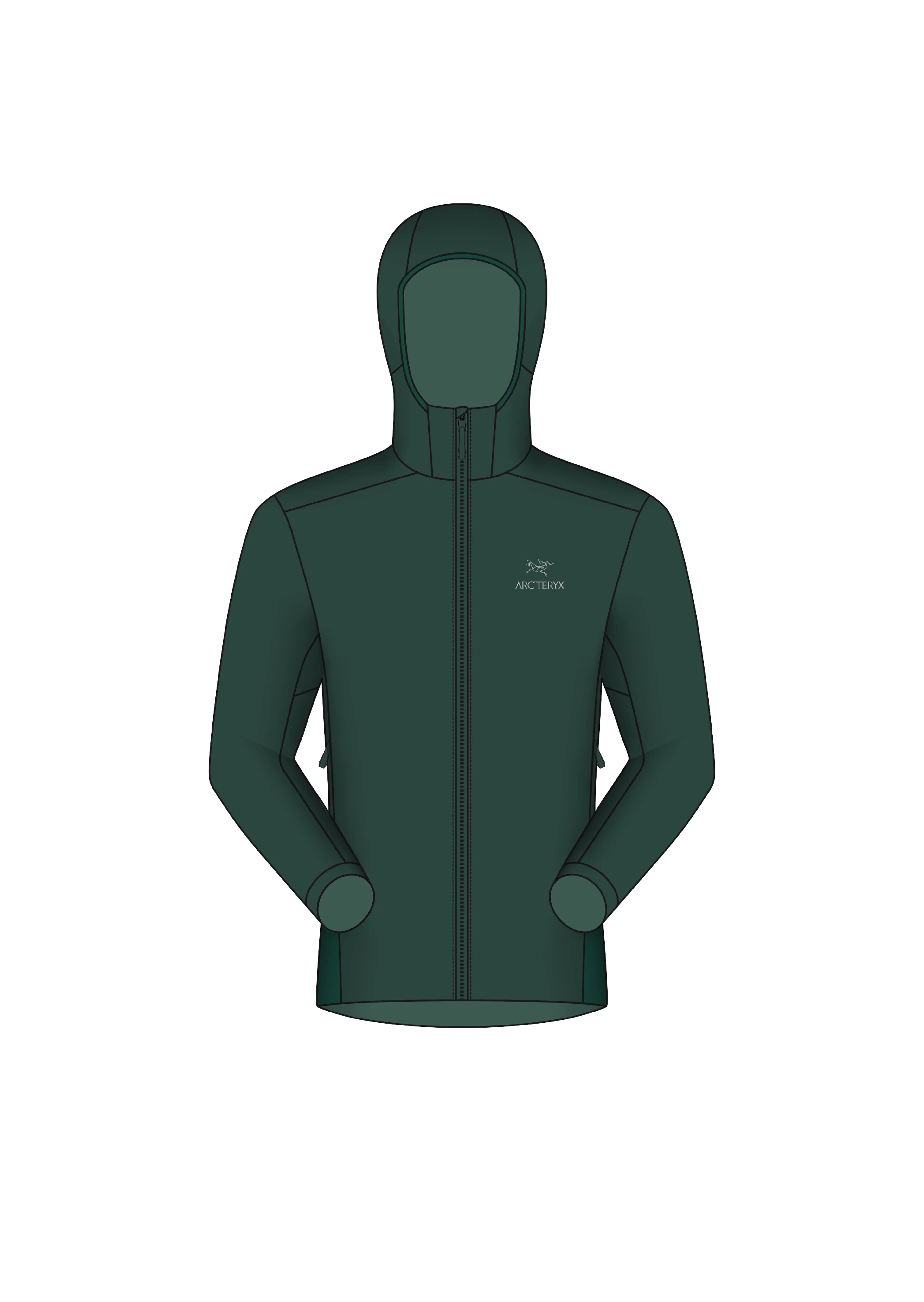 Atom LT Hoody isolert jakke herre