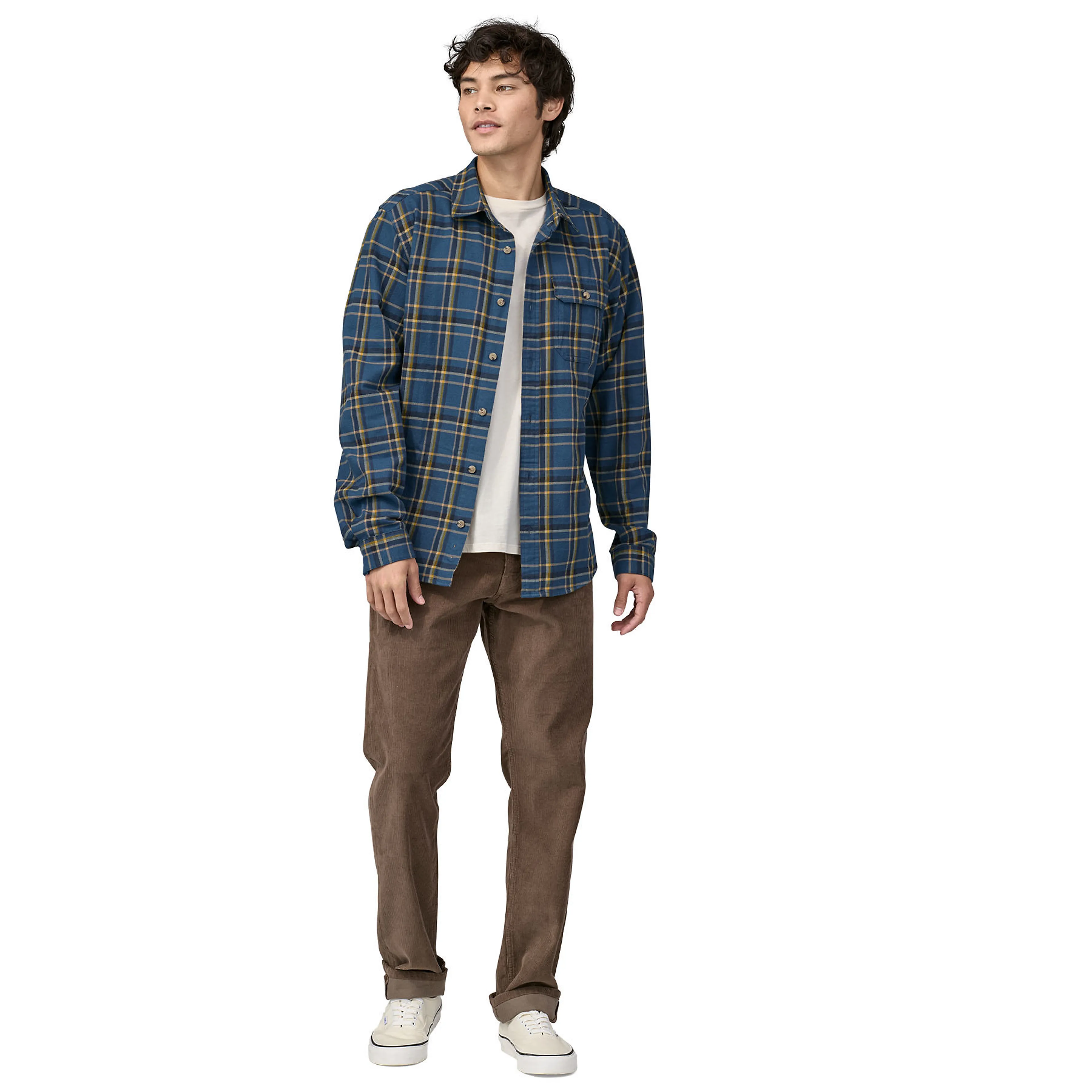 M's L/S Cotton in Conversion LW Fjord Flannel Shirt