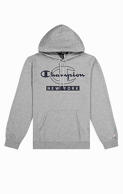 Hooded Sweatshirt Gray Melange Light XS