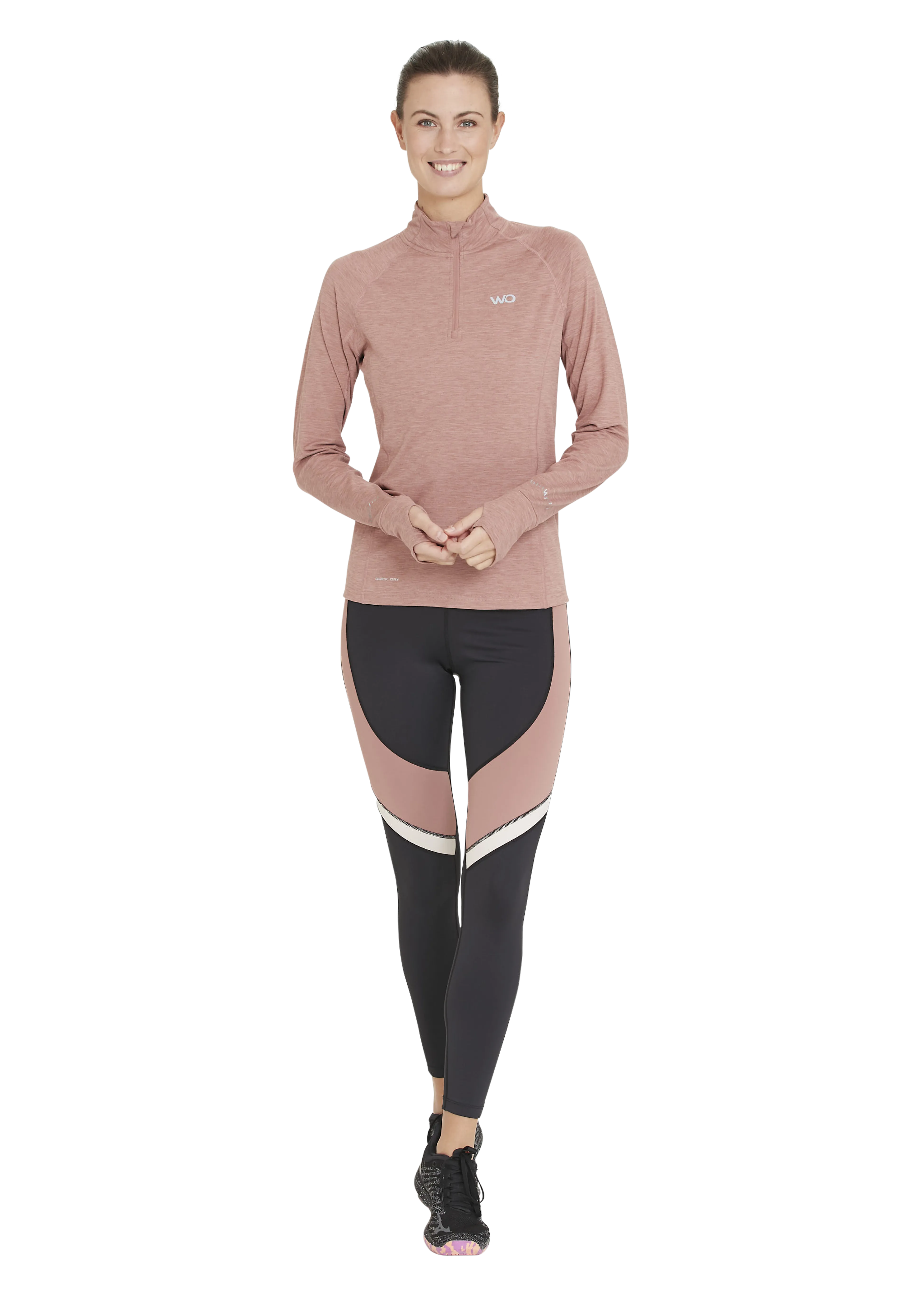 Wolling Melange Performance Midlayer Dame