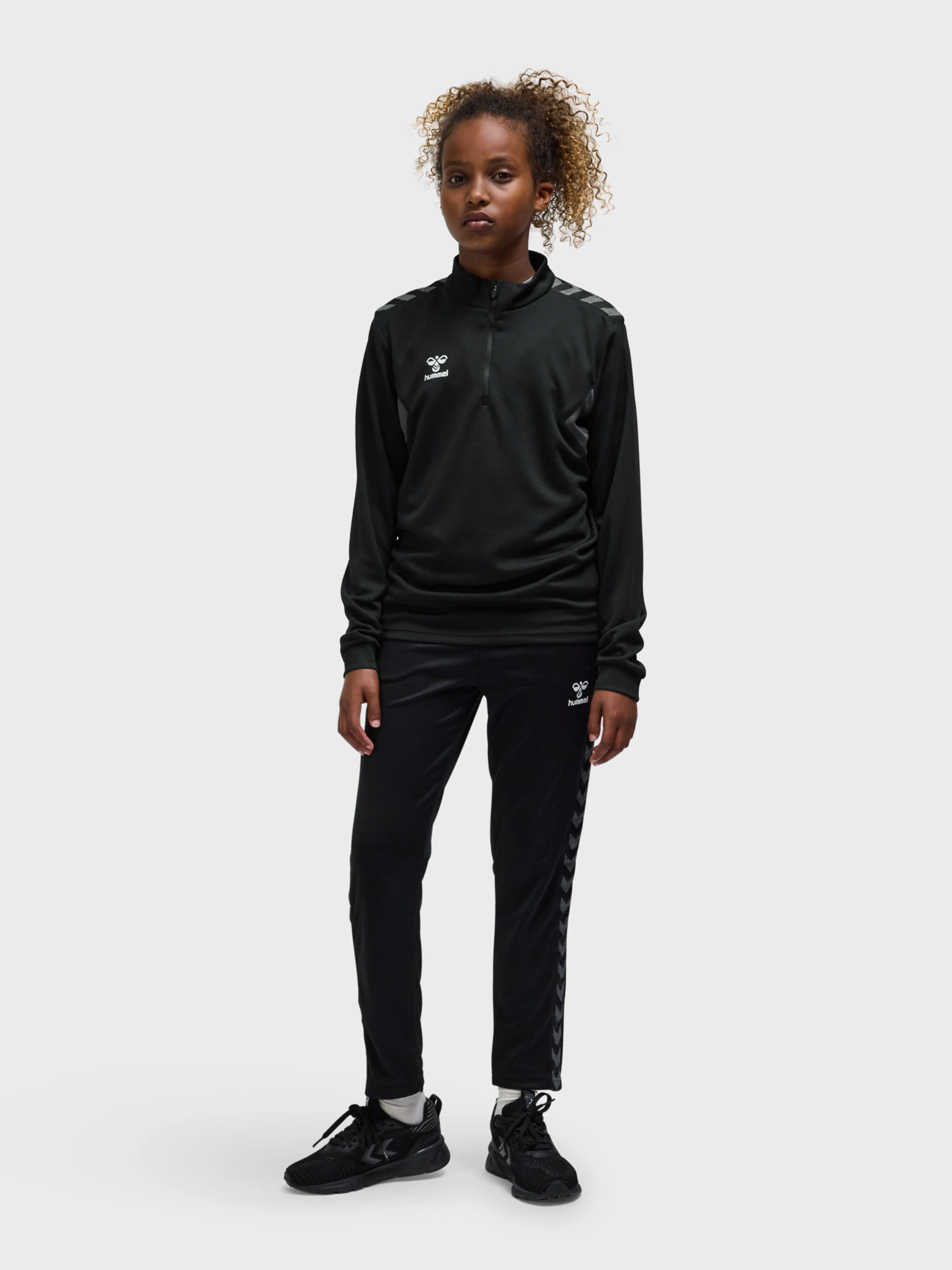 hmlAUTHENTIC HALF ZIP SWEAT KIDS