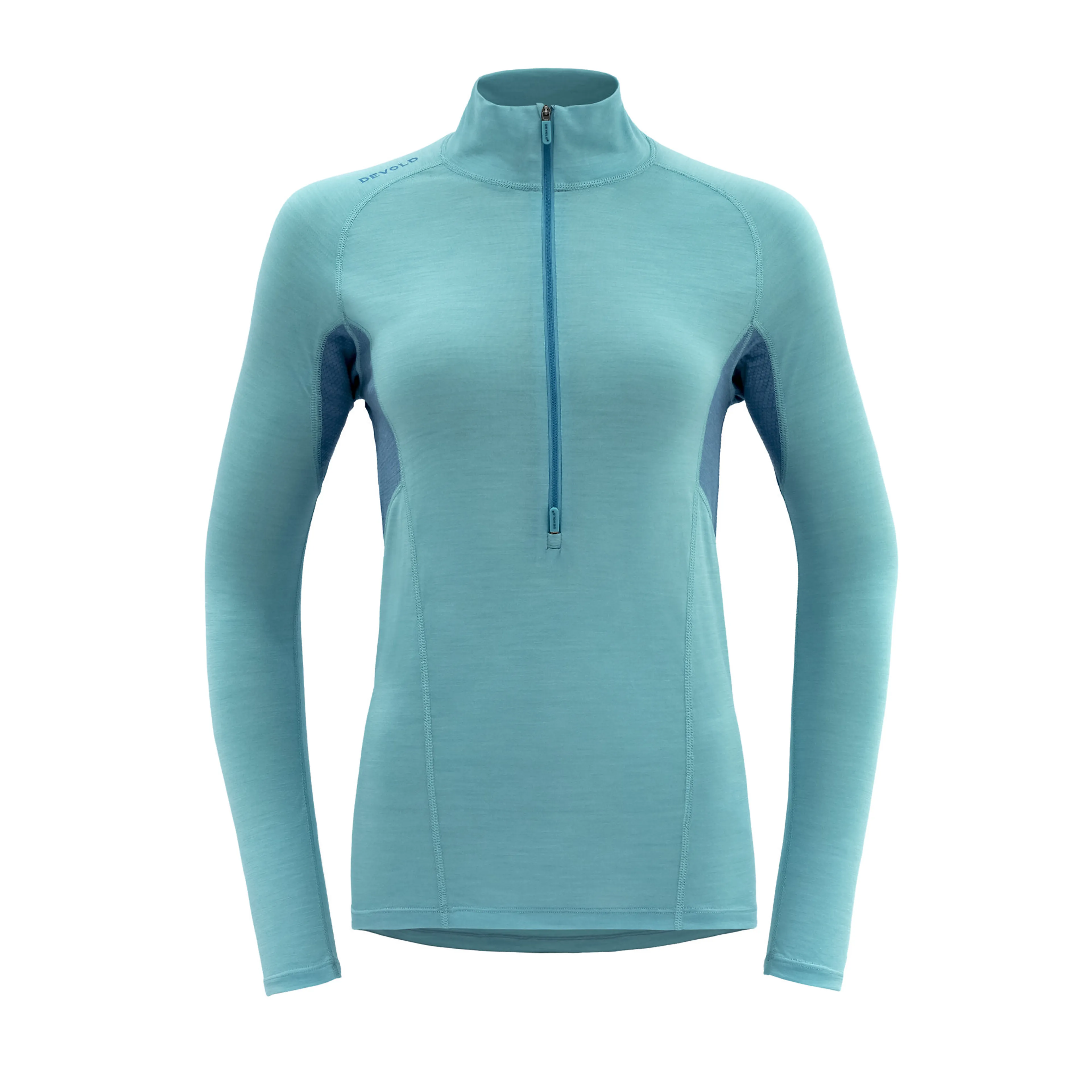 RUNNING WOMAN ZIP NECK