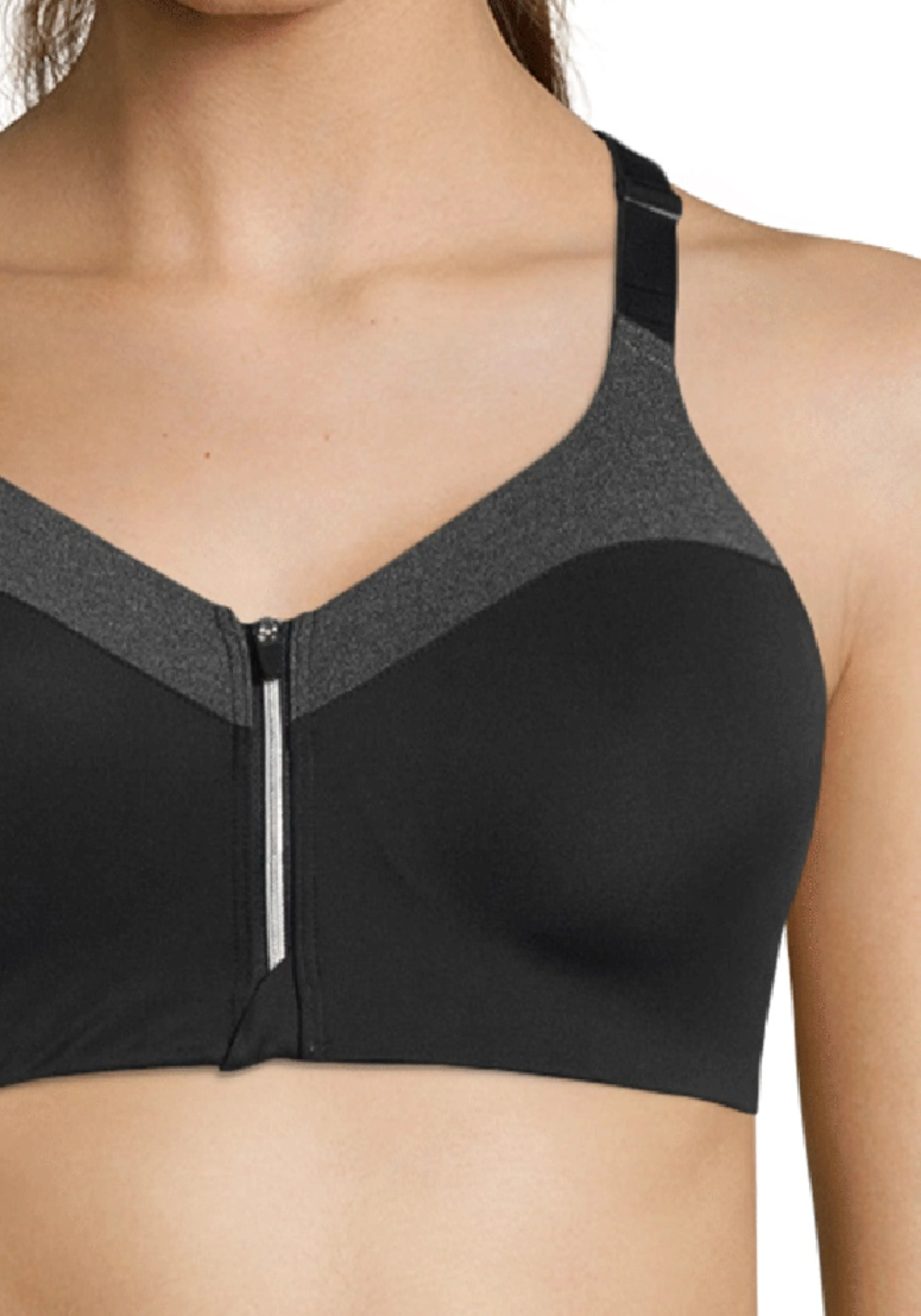 Front Zip Sports Bra