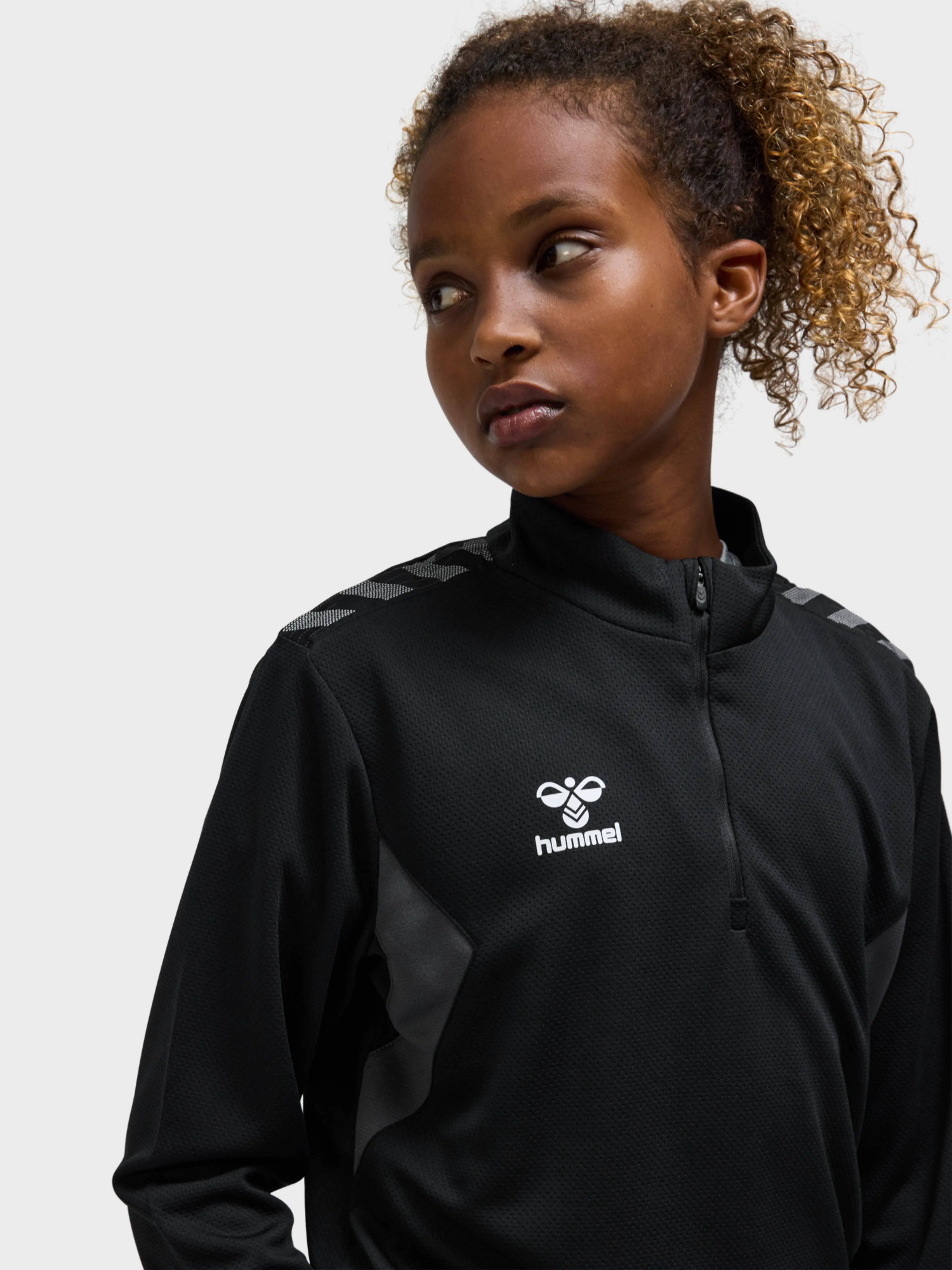 hmlAUTHENTIC HALF ZIP SWEAT KIDS