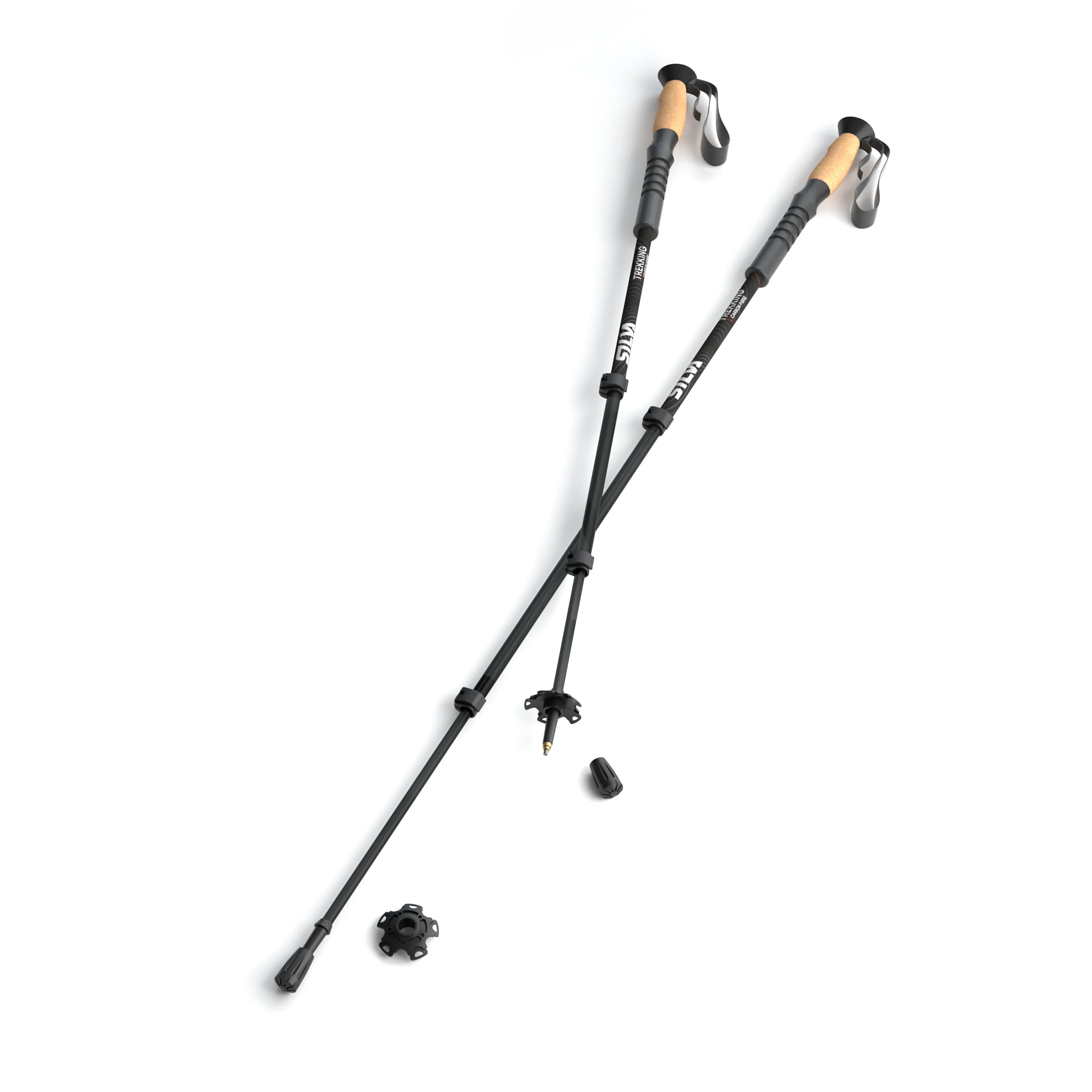 Trekking poles carbon