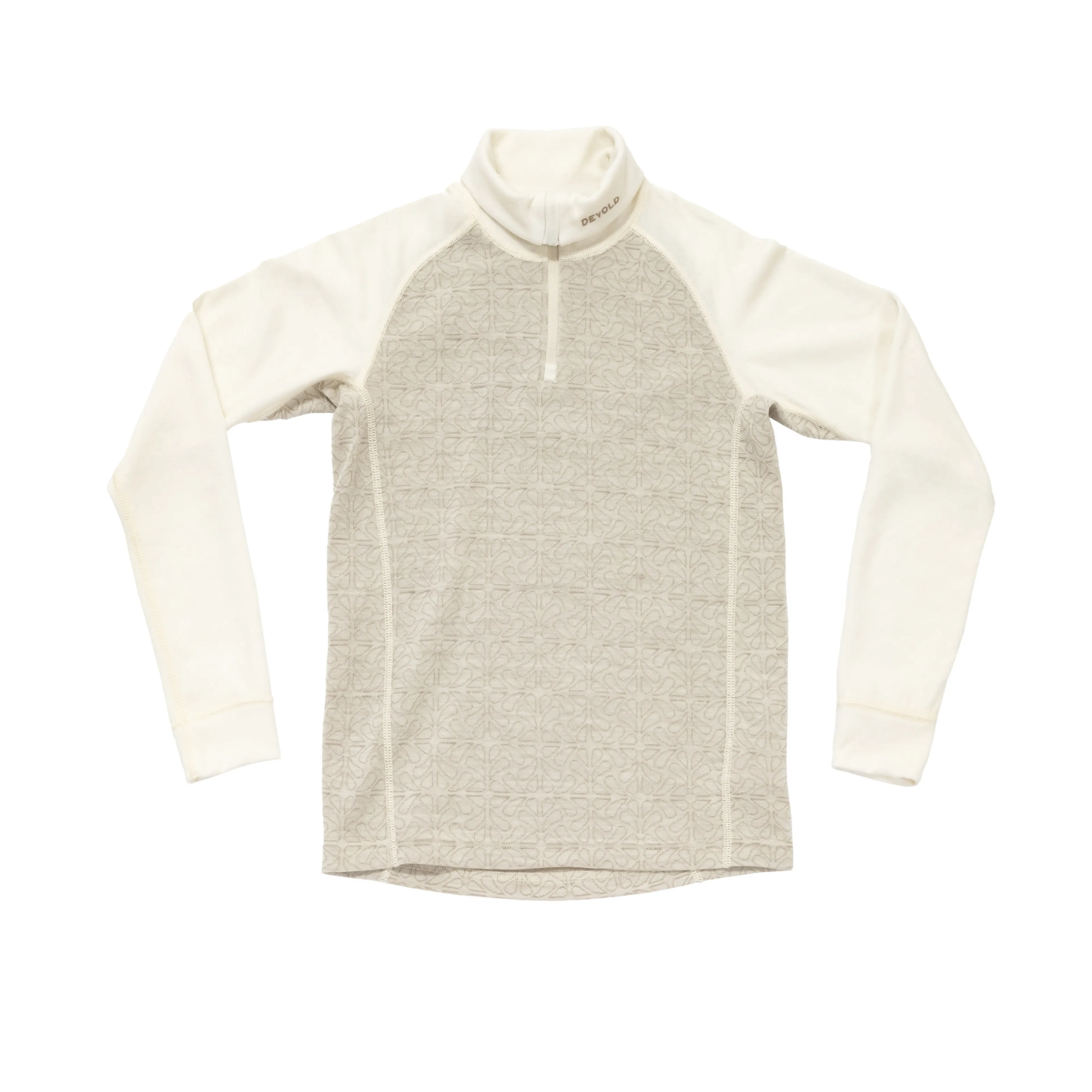 DUO ACTIVE MERINO ZIP NECK JR